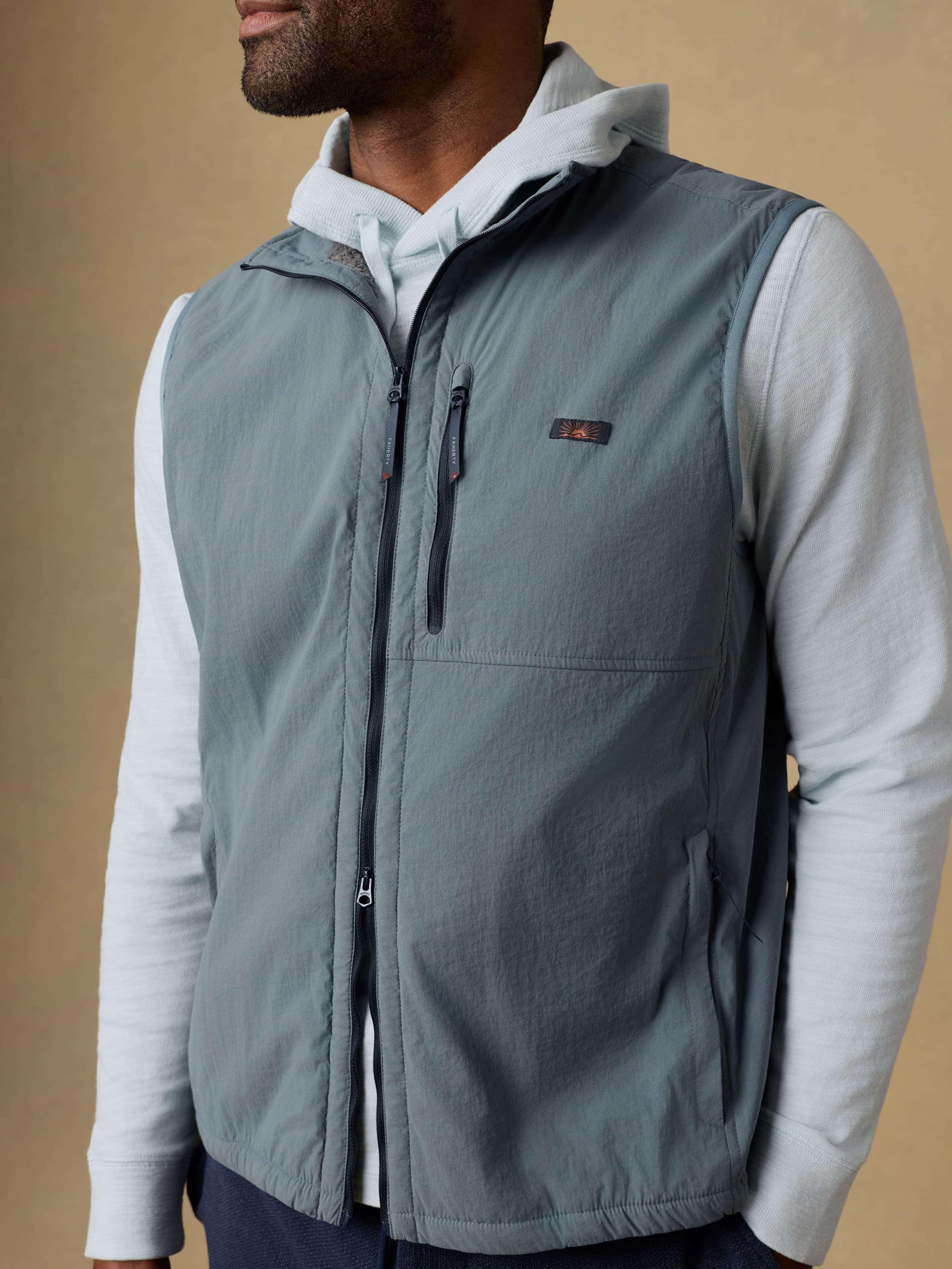 Shorelite Zephyr Vest - Seaglass Blue | Faherty Brand
