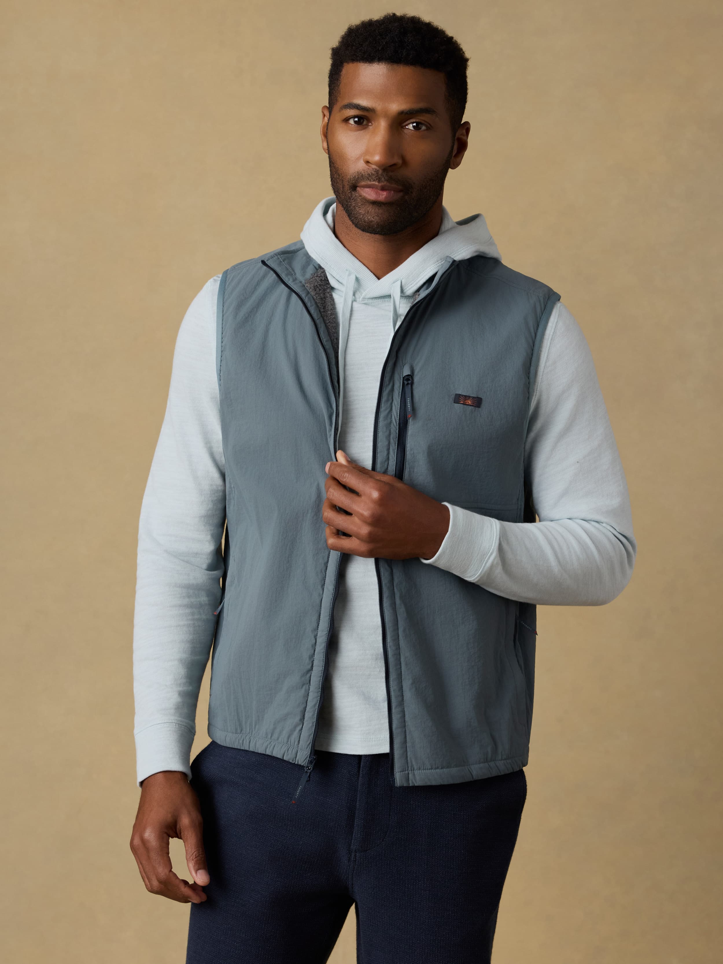 Shorelite Zephyr Vest - Seaglass Blue | Faherty Brand