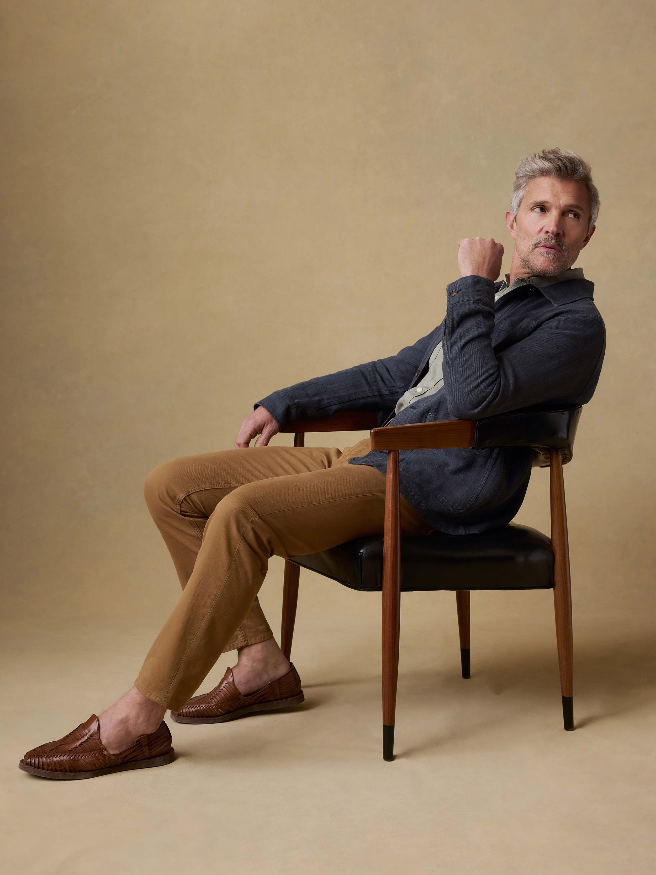 Herringbone Studio Jacket - Polar Night Herringbone | Faherty Brand