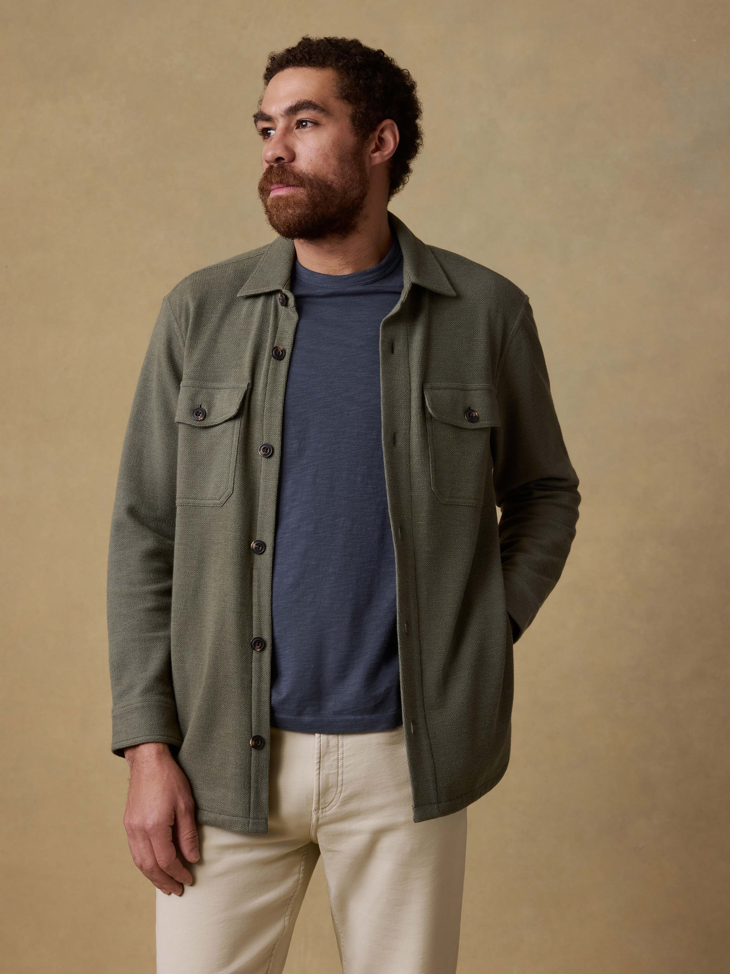 Highland Knit CPO - Maine Forest | Faherty Brand