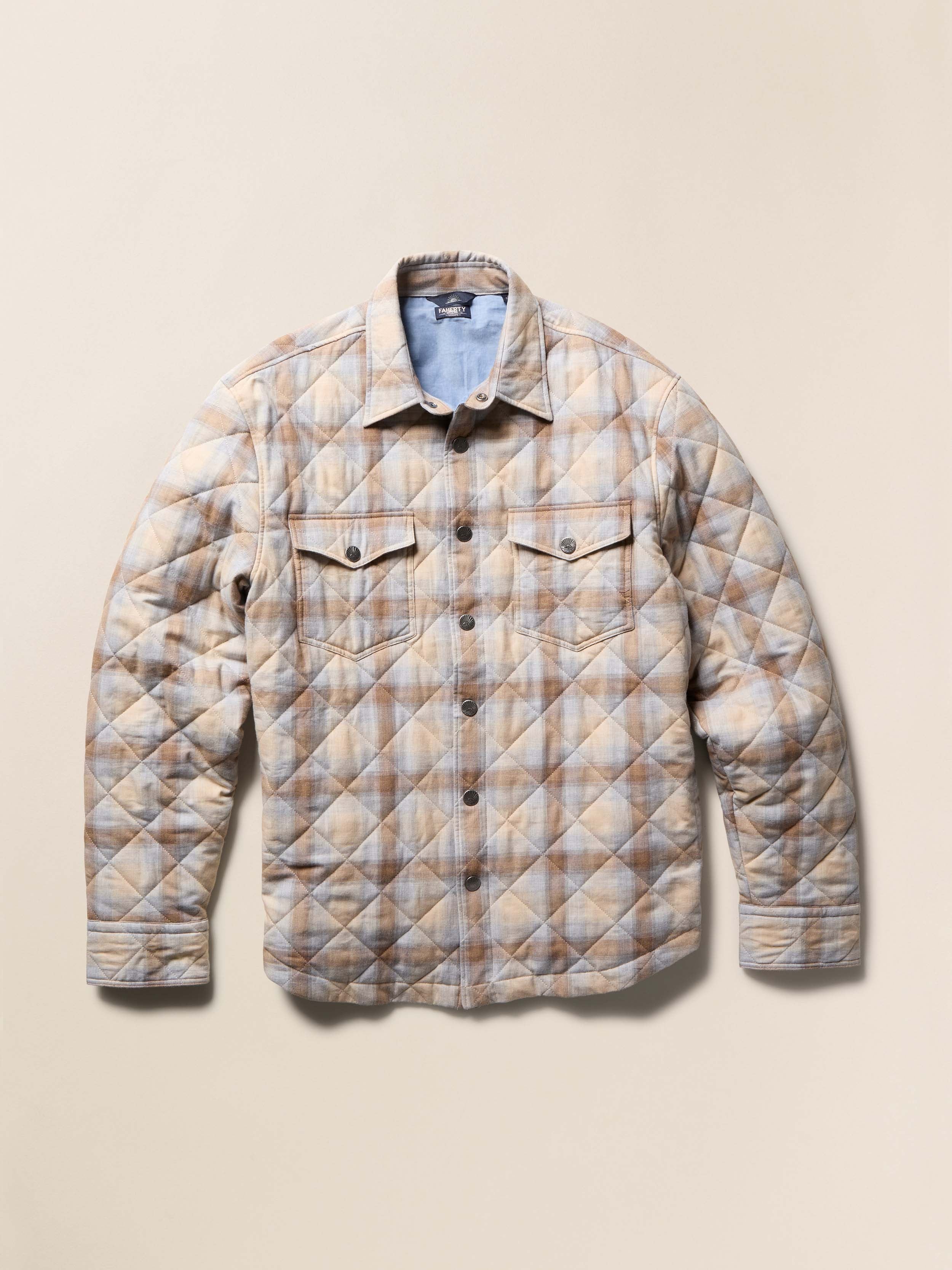 Northwoods Shirt Jacket - Boneyard Plaid | Faherty Brand
