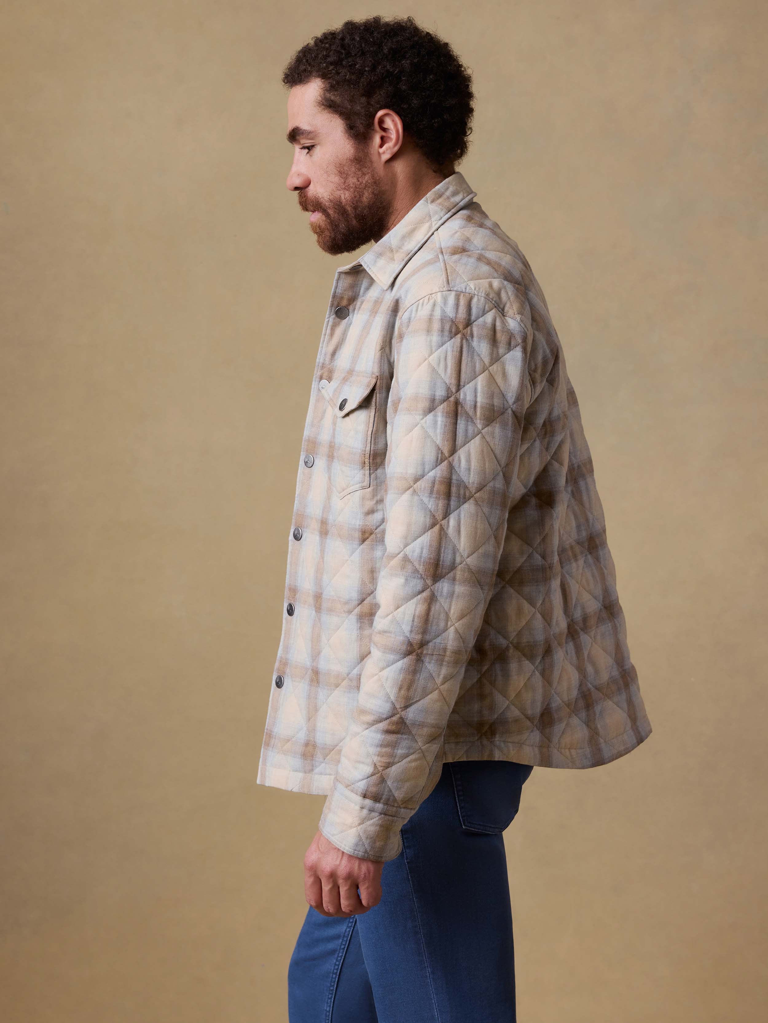Northwoods Shirt Jacket - Boneyard Plaid | Faherty Brand