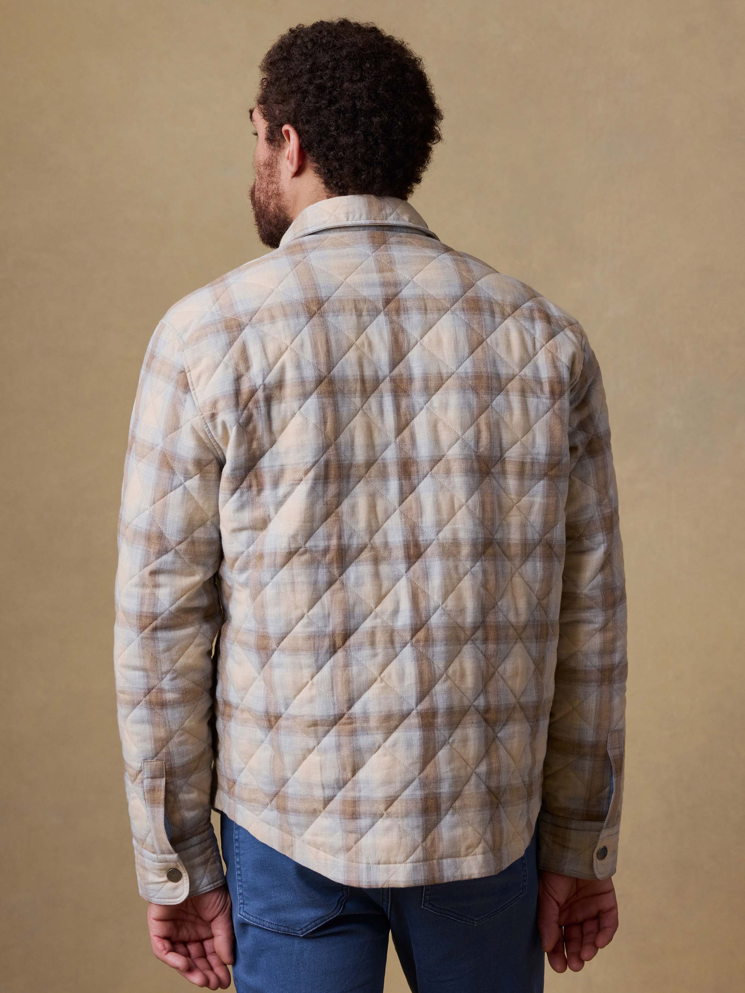 Northwoods Shirt Jacket - Boneyard Plaid | Faherty Brand