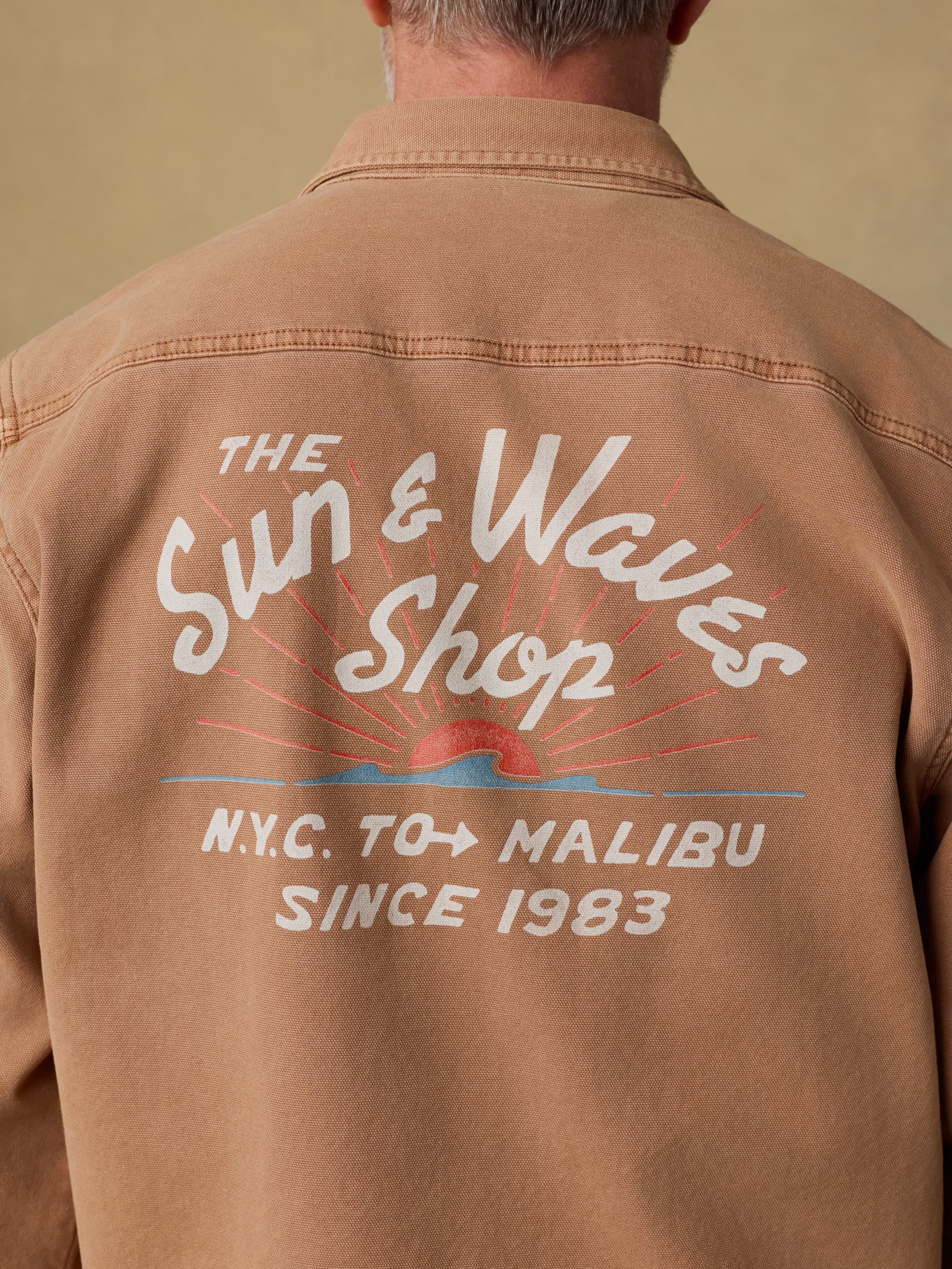 Surf Shop Sunwashed Canvas CPO - Dijon | Faherty Brand