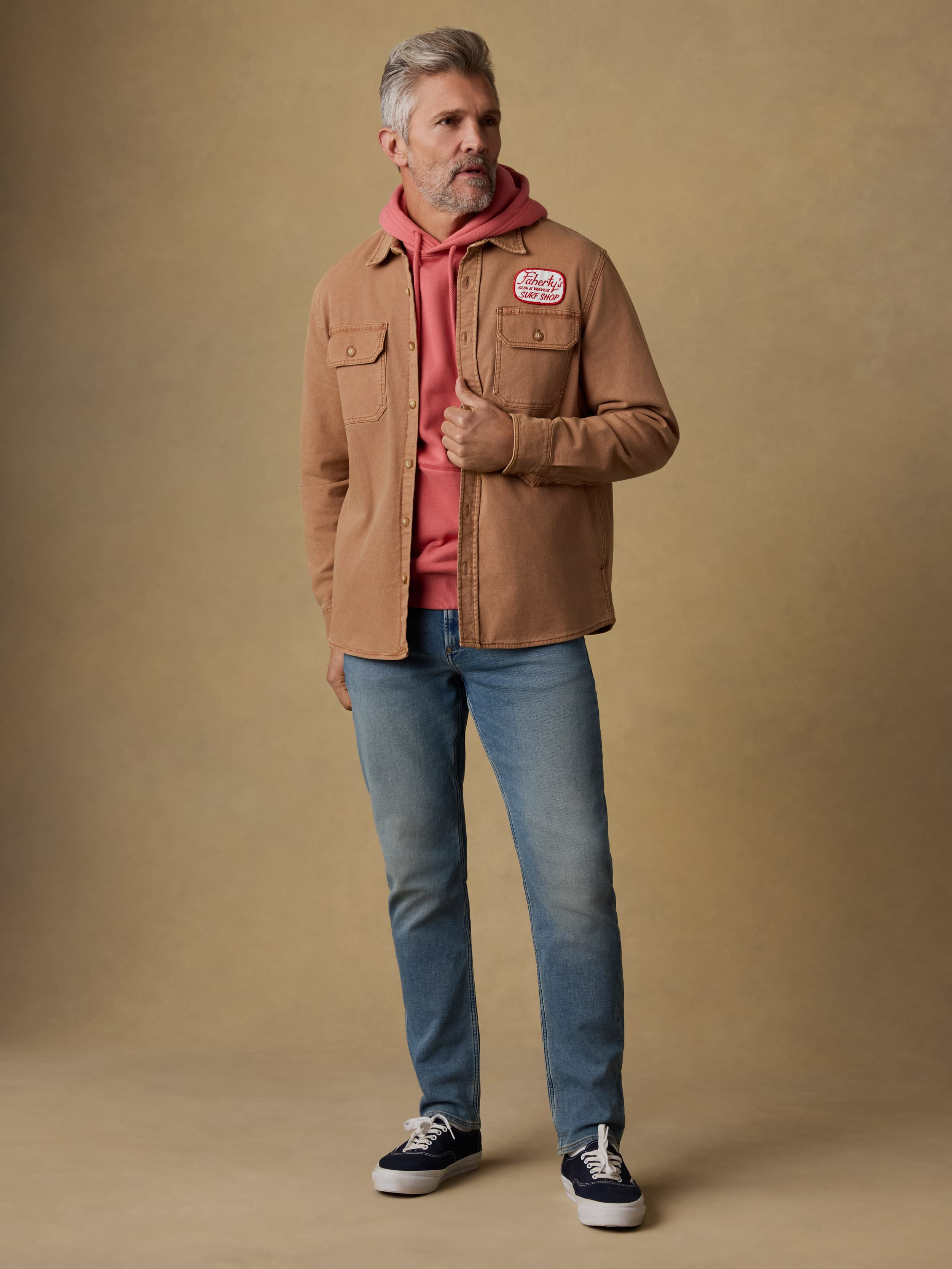 Surf Shop Sunwashed Canvas CPO - Dijon | Faherty Brand