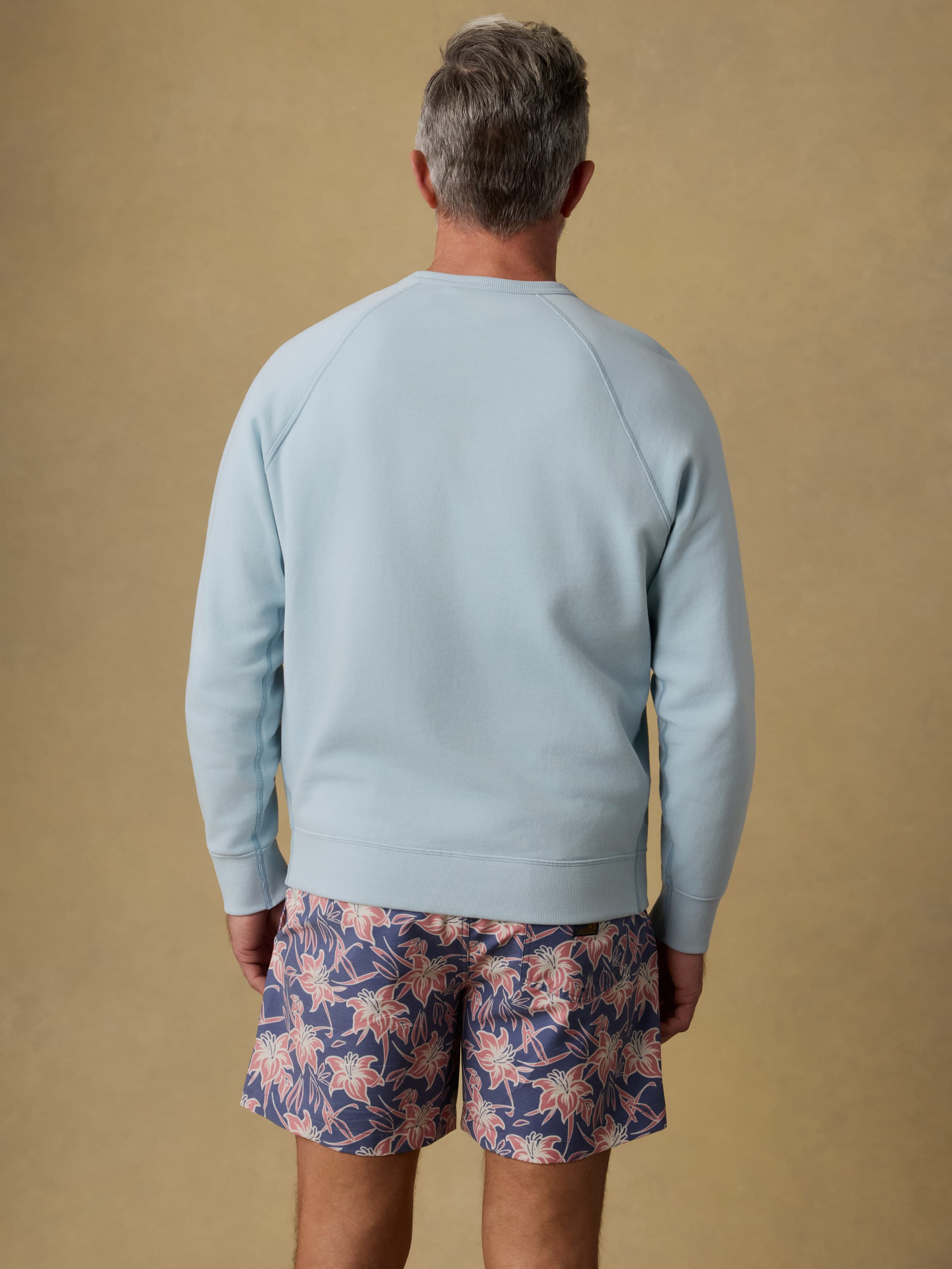 High Standard Fleece Crewneck - Blue Brook | Faherty Brand