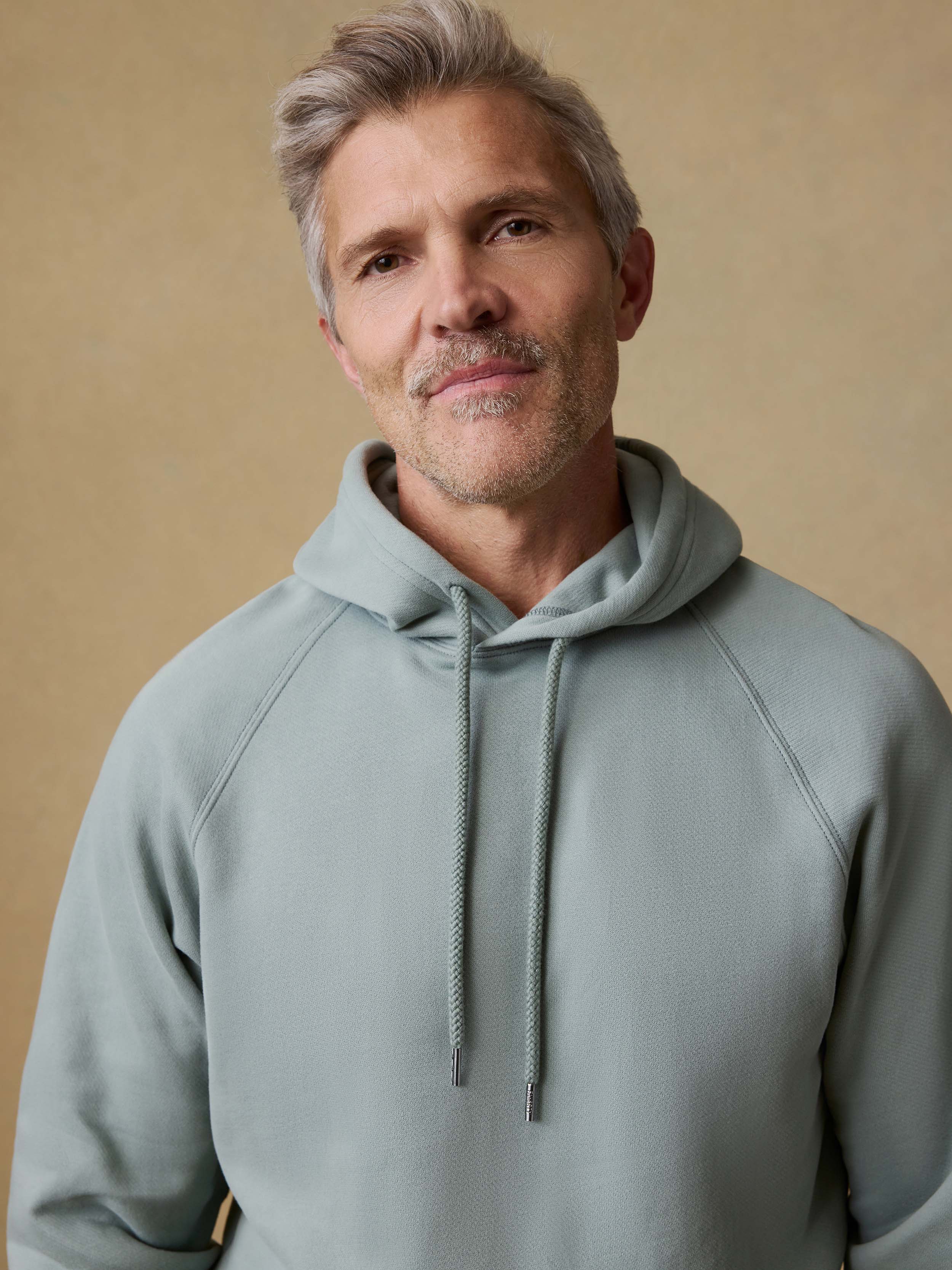 High Standard Fleece Hoodie - Aspen Green | Faherty Brand