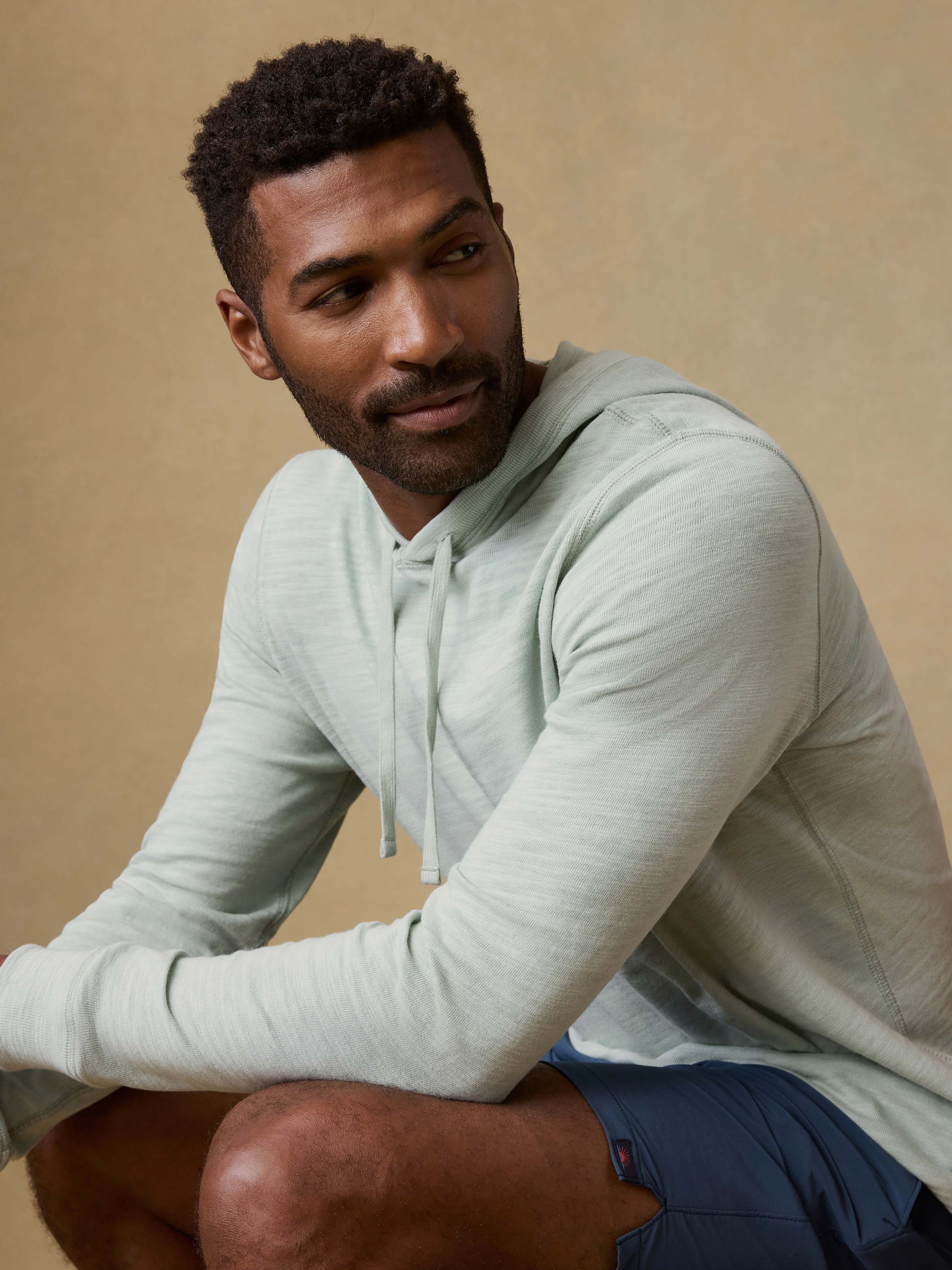 Sunwashed Organic Hoodie - Sea Break | Faherty Brand