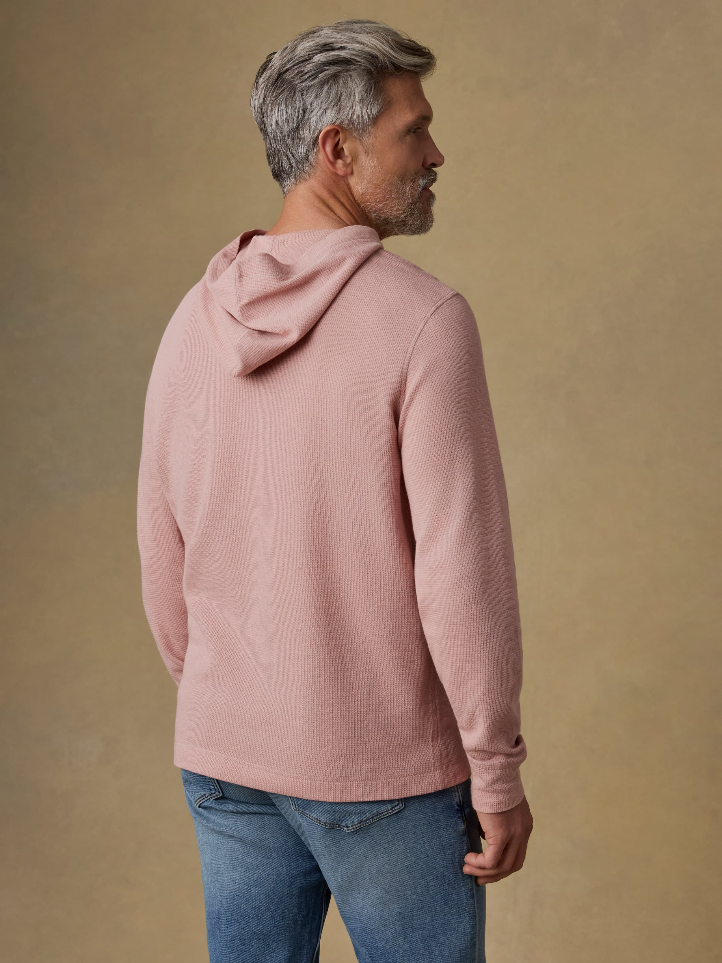 Waffle Hoodie - Desert Pink | Faherty Brand