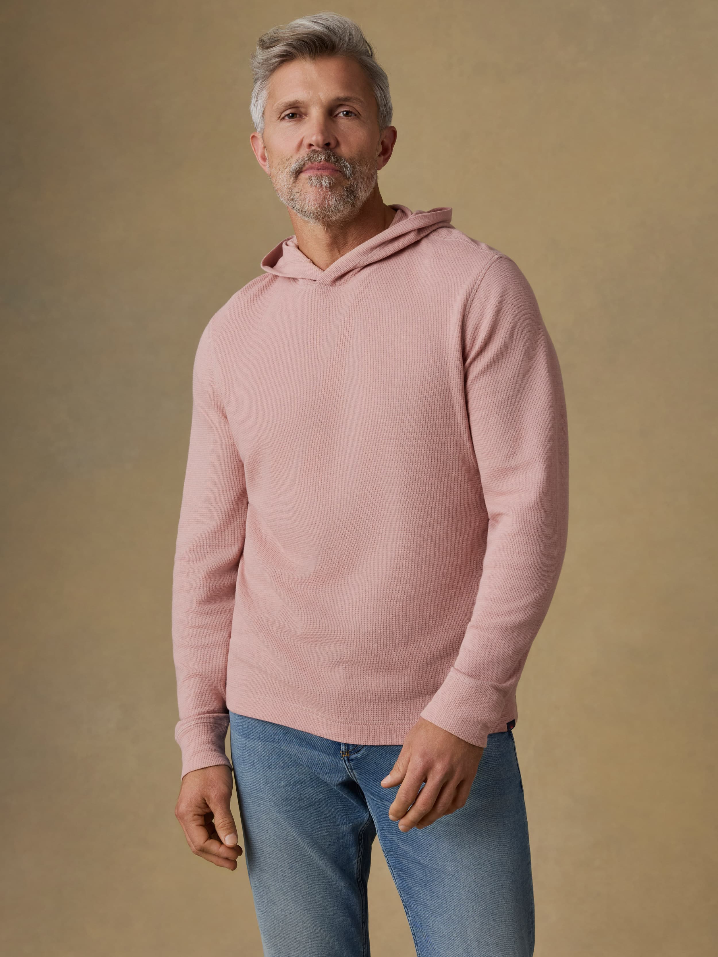 Waffle Hoodie - Desert Pink | Faherty Brand