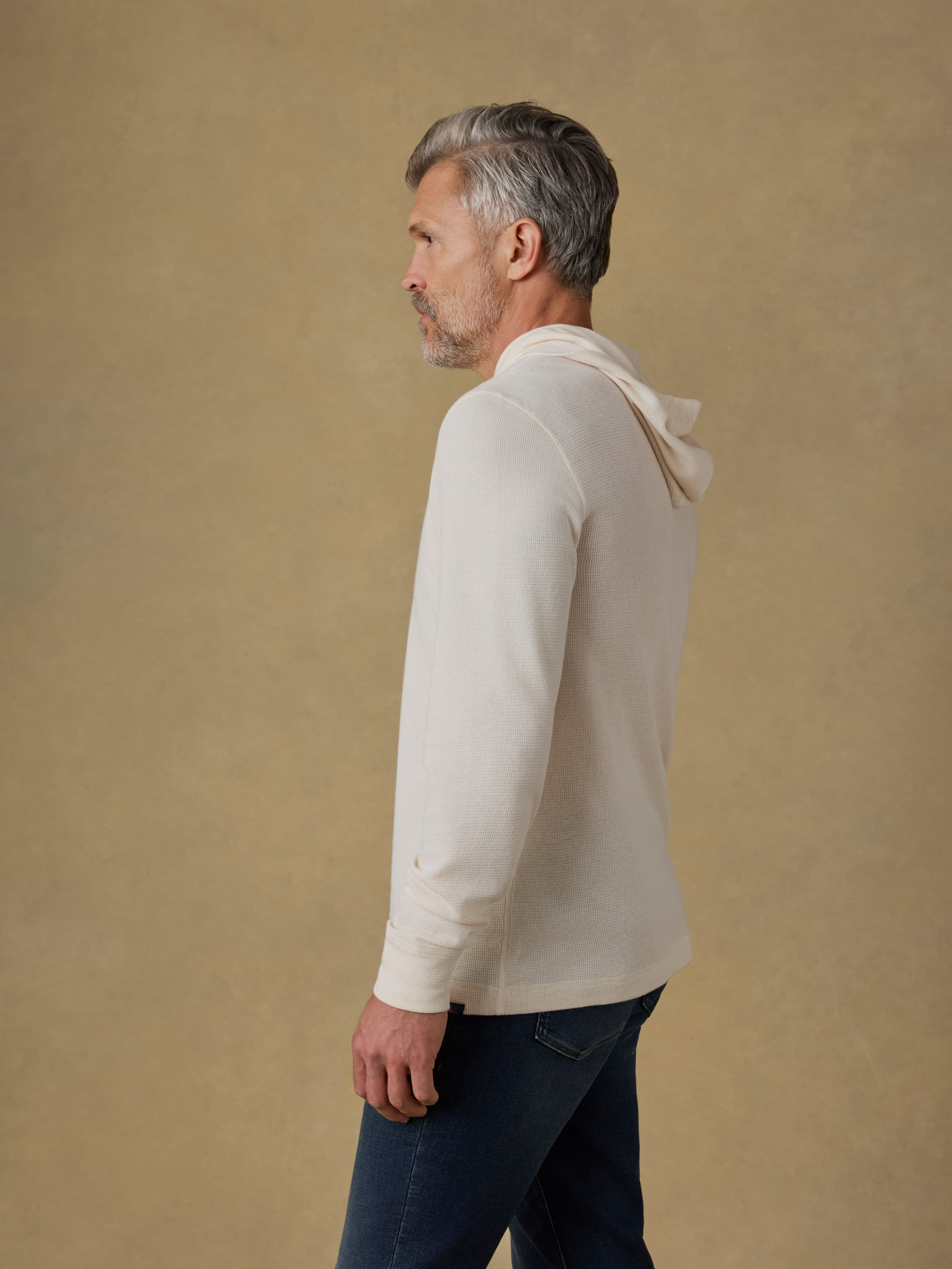 Waffle Hoodie - Whitecap | Faherty Brand