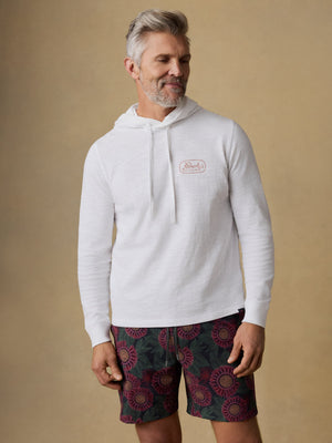 Surf Shop Sunwashed Organic Hoodie - White
