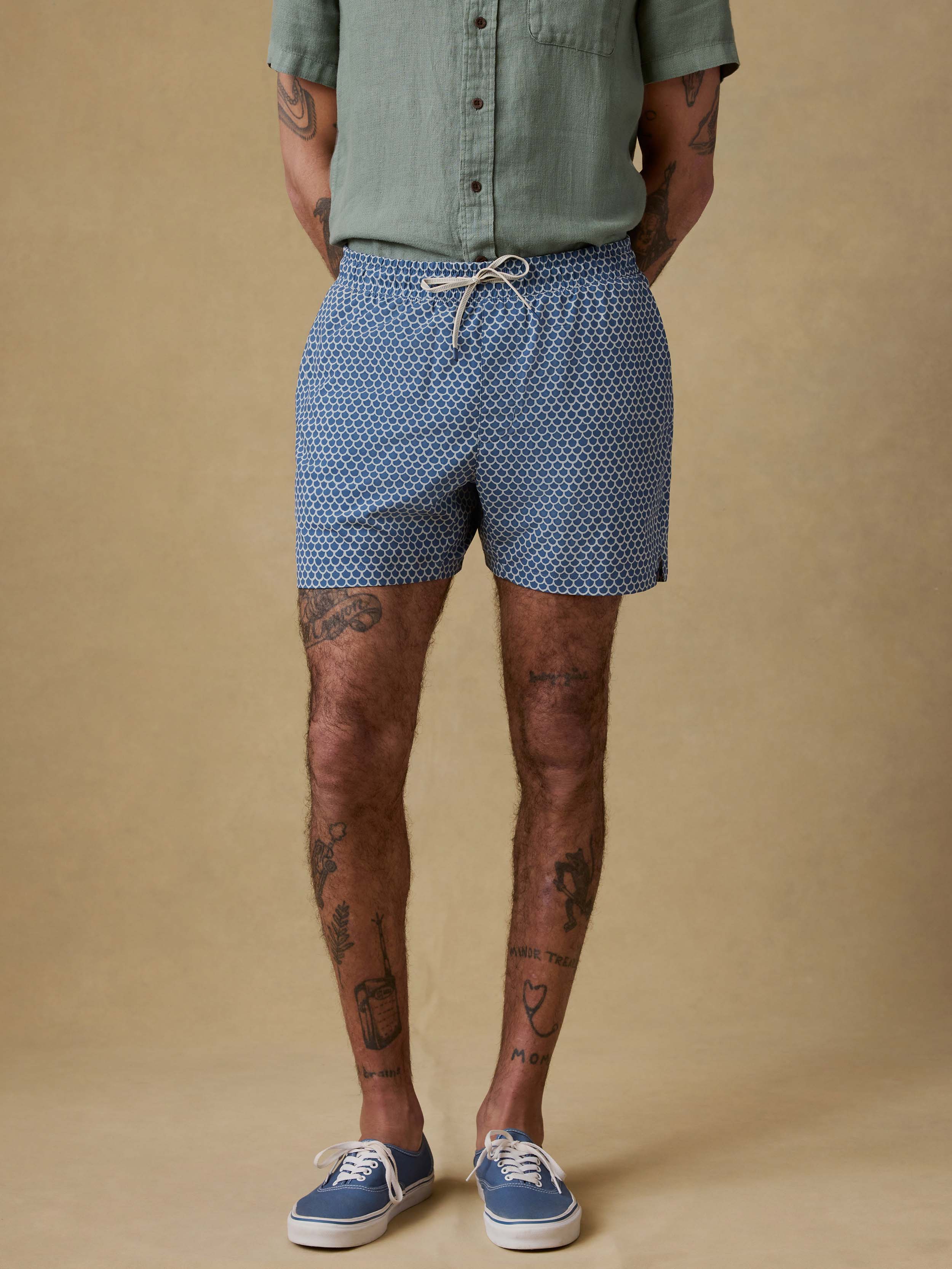Shorelite Trunk (5") - Fishscale | Faherty Brand
