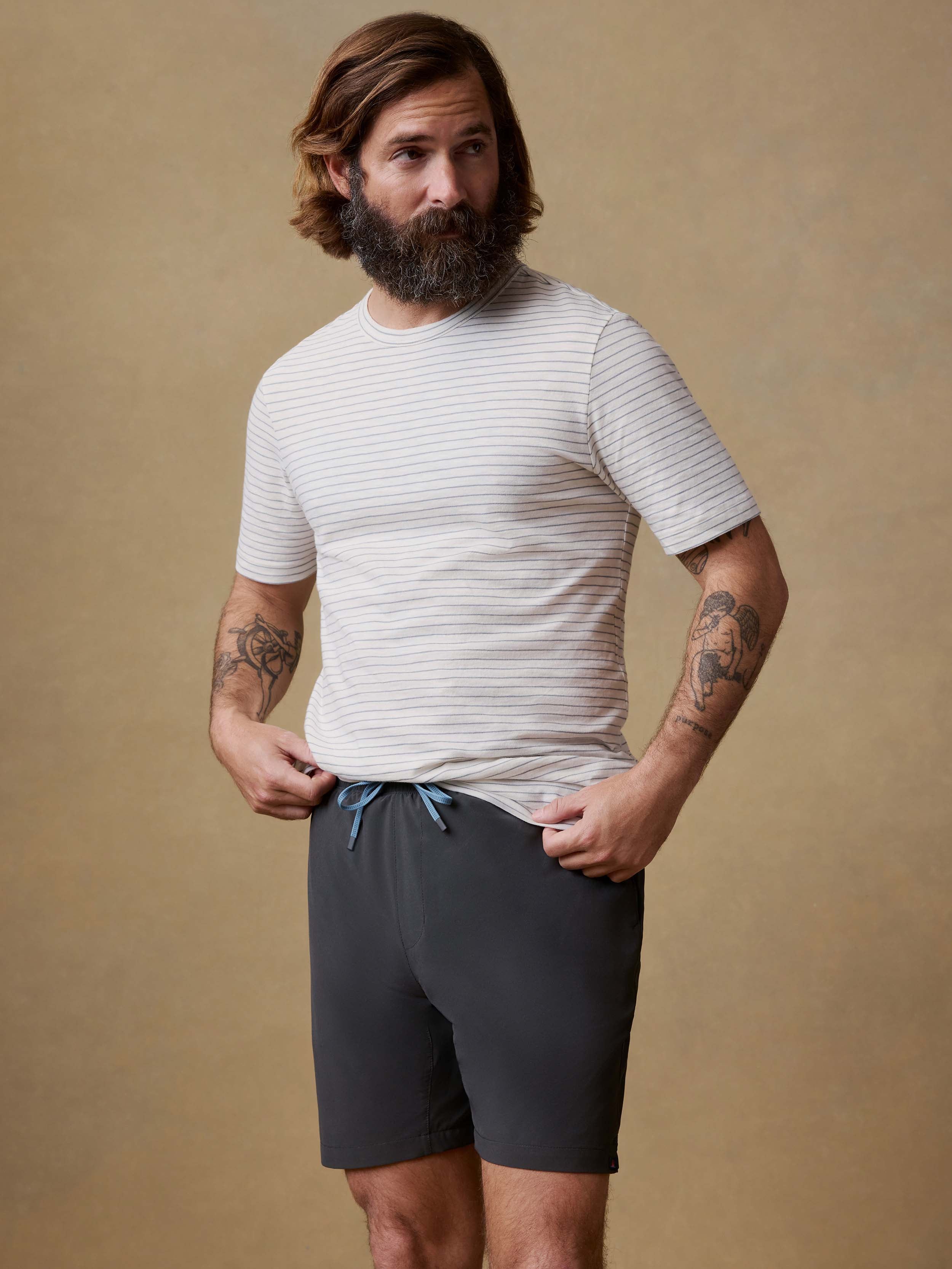 Shorelite Trunk (7") - Mountain Black | Faherty Brand