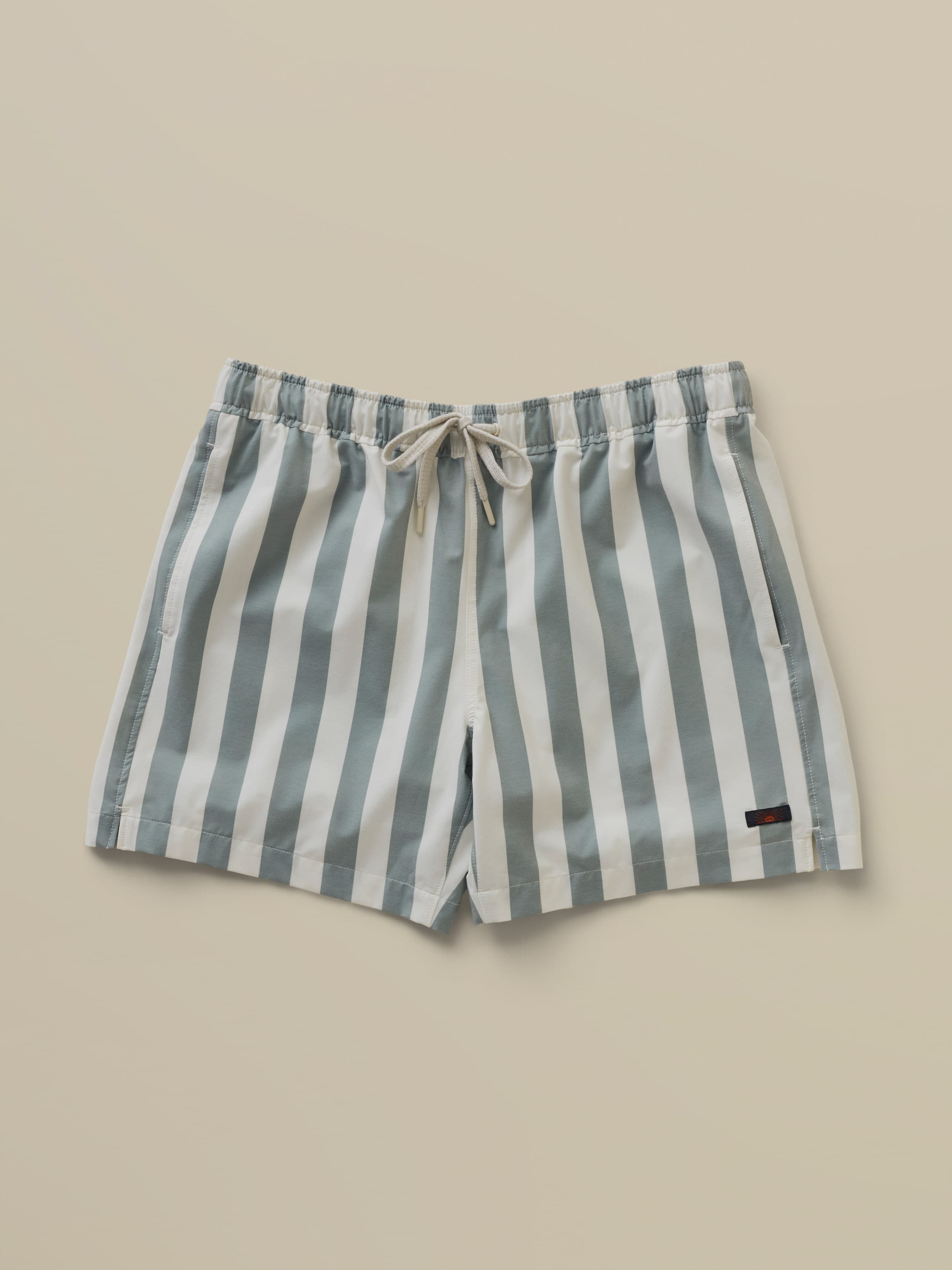 All Day™ Trunk (6") - Sage Awning Stripe | Faherty Brand
