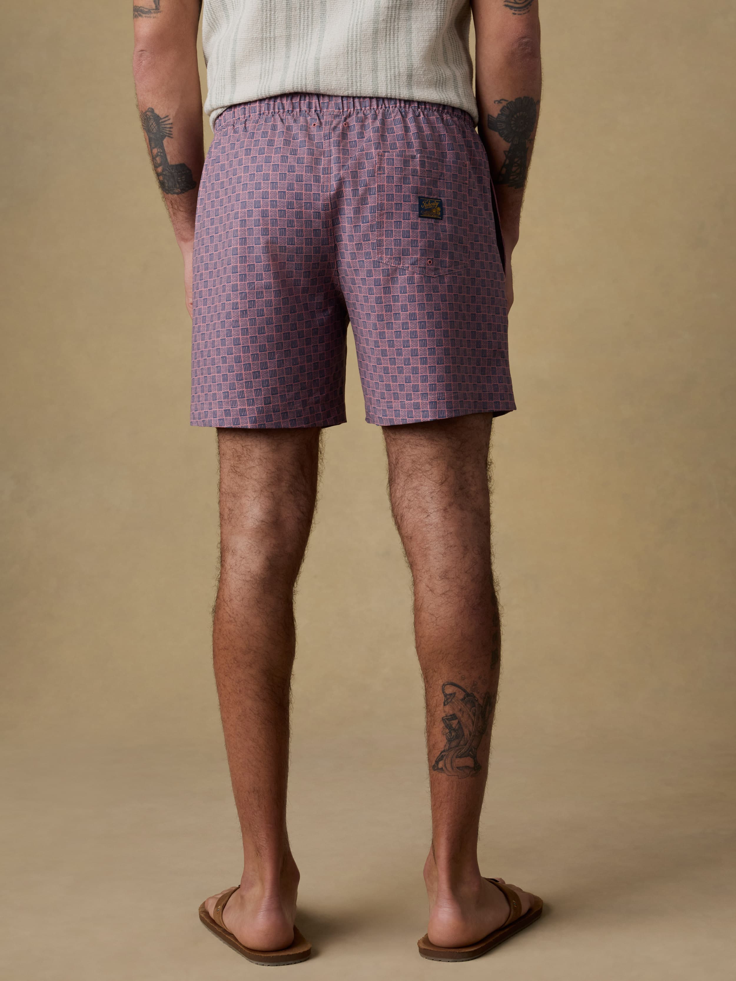 All Day™ Trunk (6") - Navy Clay Bricks | Faherty Brand