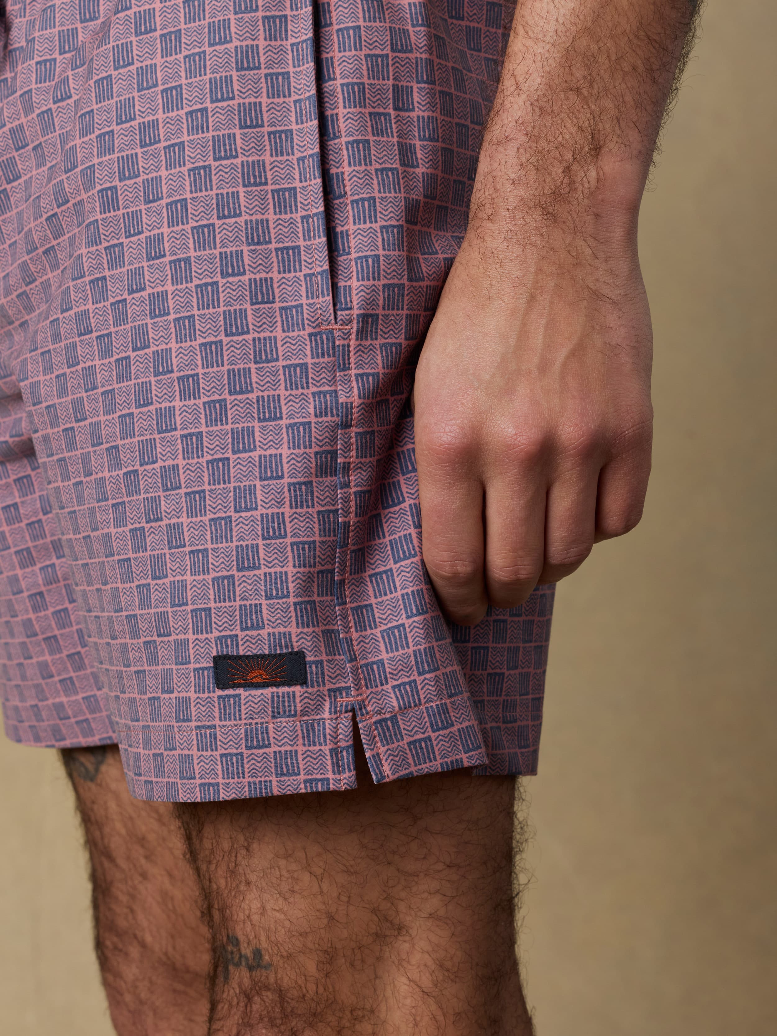 All Day™ Trunk (6") - Navy Clay Bricks | Faherty Brand