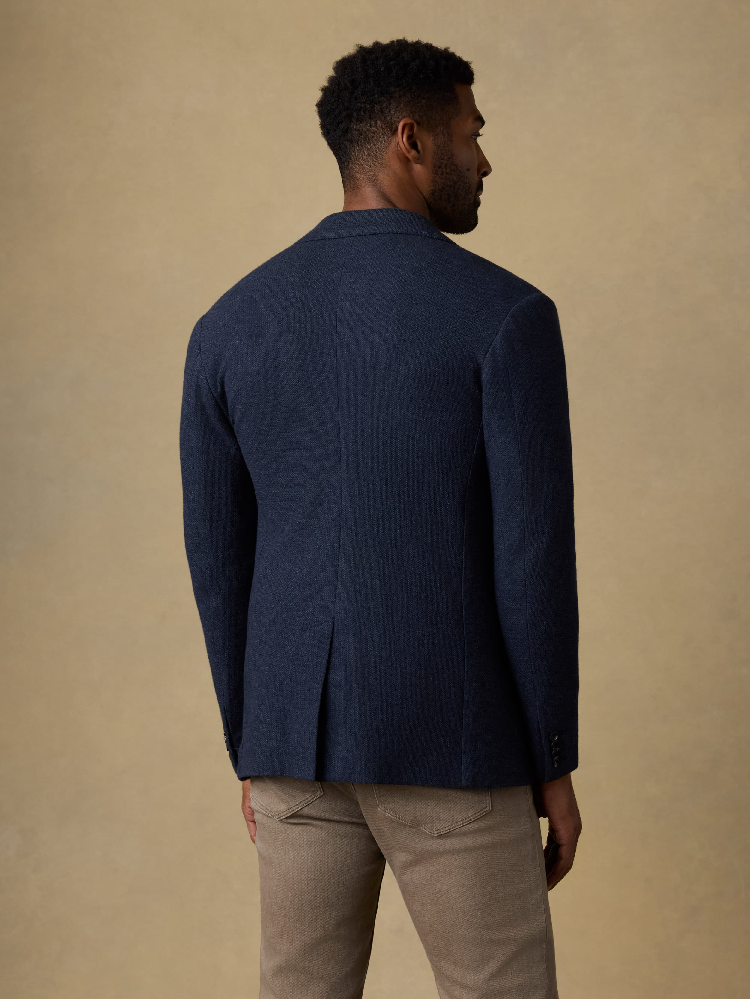 Highland Knit Blazer - Navy Ridge Melange | Faherty Brand