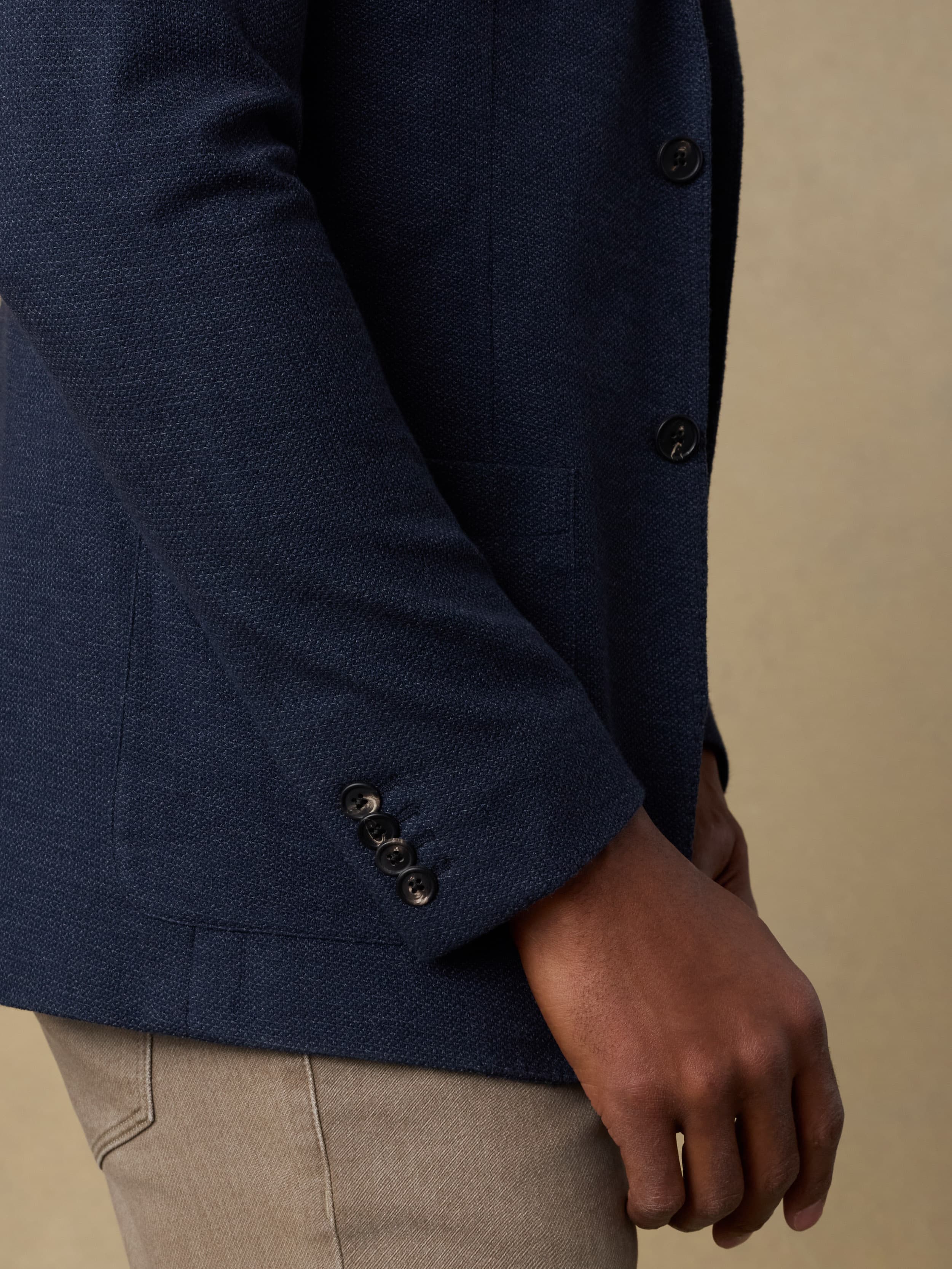 Highland Knit Blazer - Navy Ridge Melange | Faherty Brand