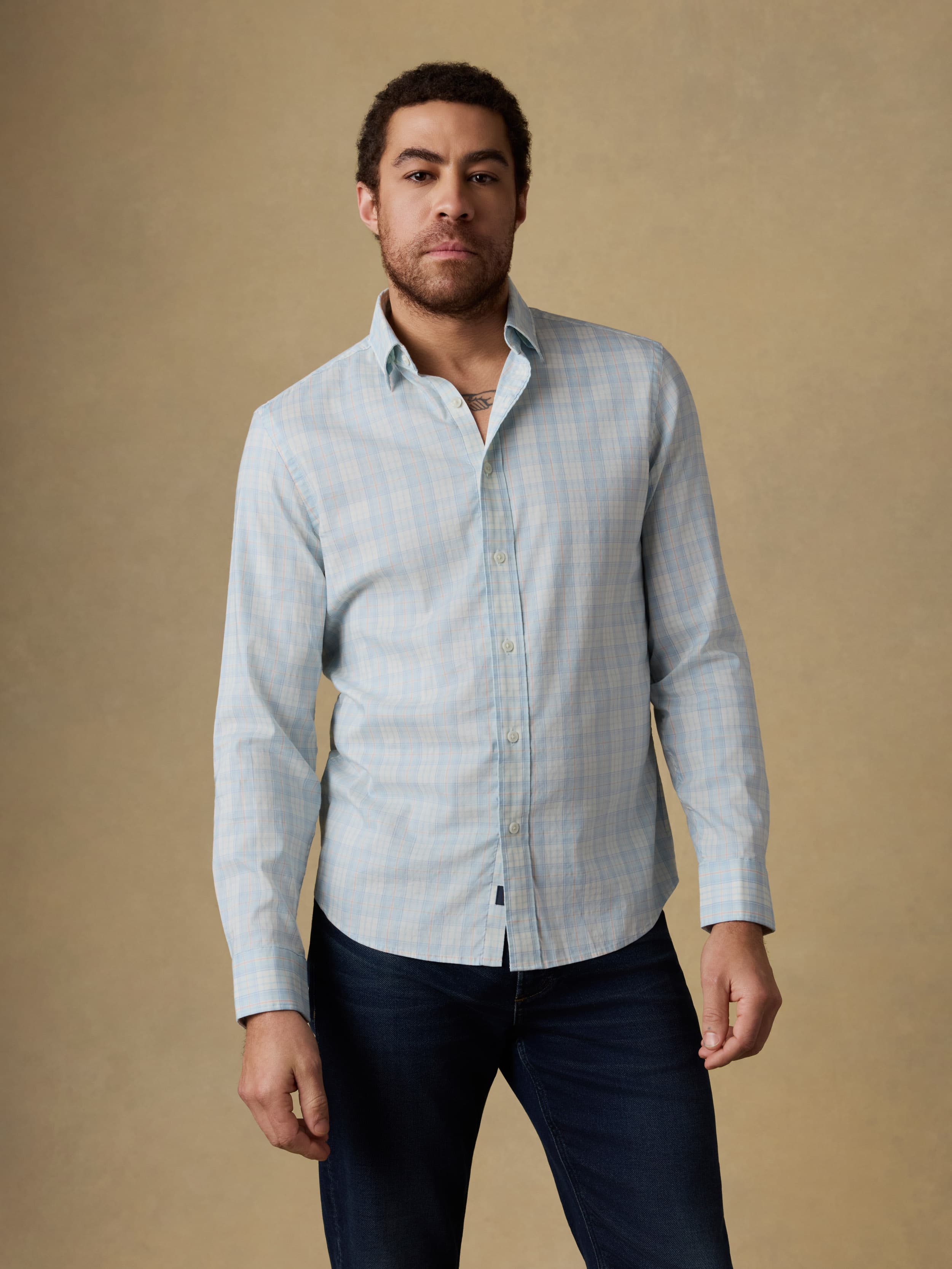 The Movement™ Shirt - Bermuda Shell Plaid | Faherty Brand