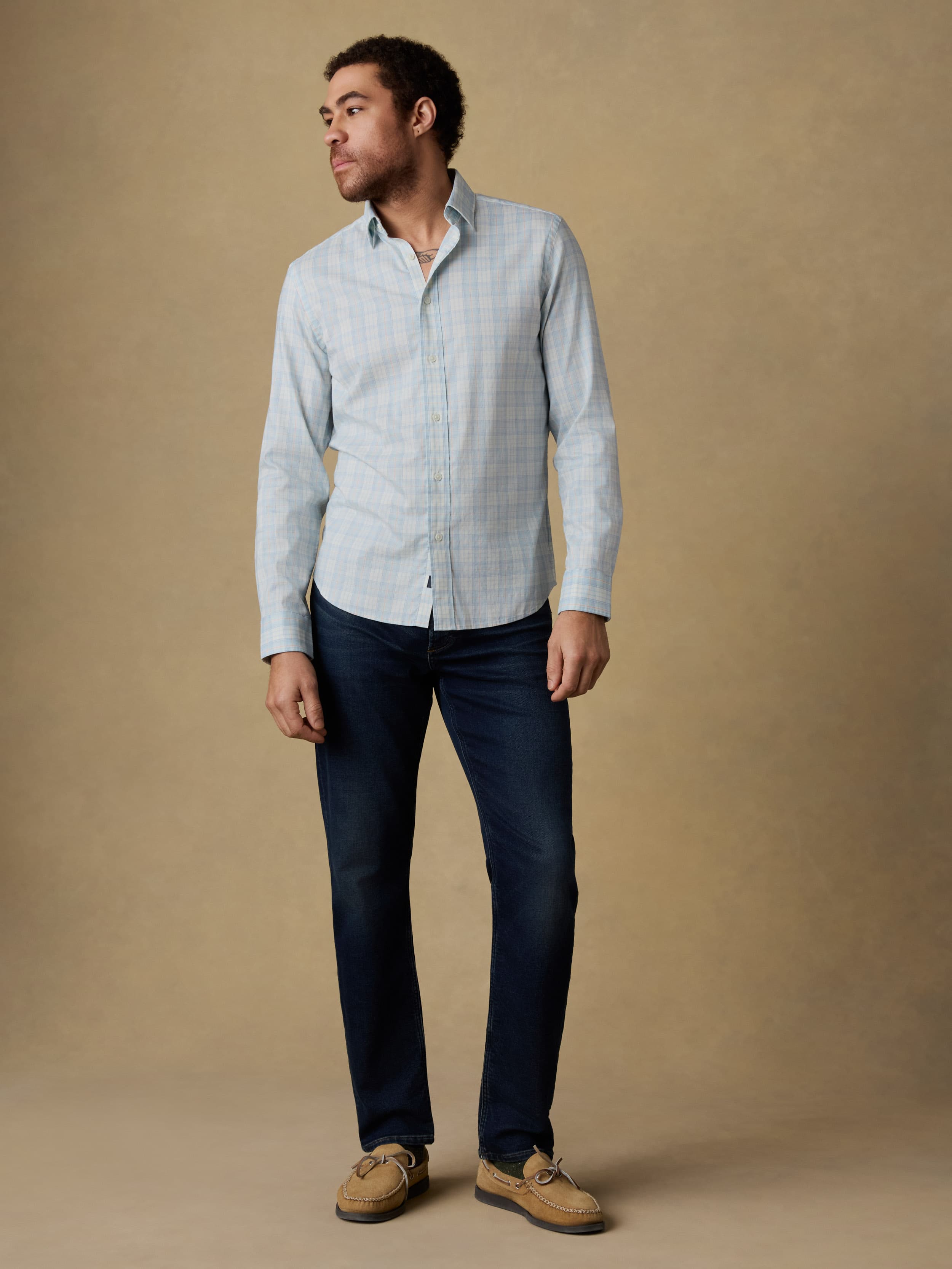 The Movement™ Shirt - Bermuda Shell Plaid | Faherty Brand