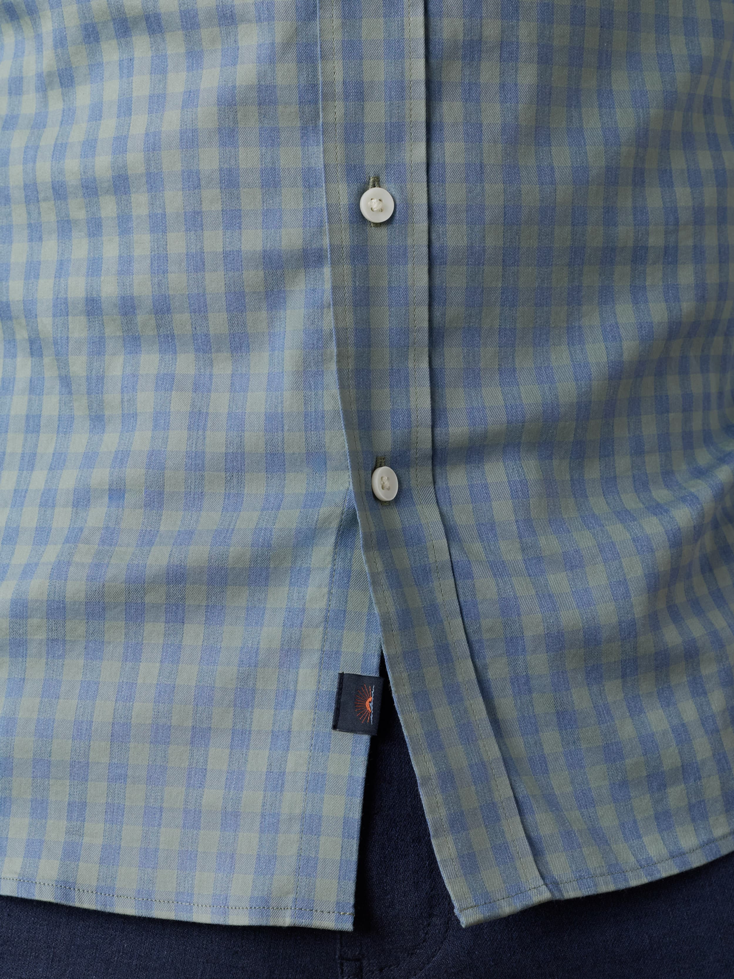 The Movement™ Shirt - Sage Marine Gingham | Faherty Brand