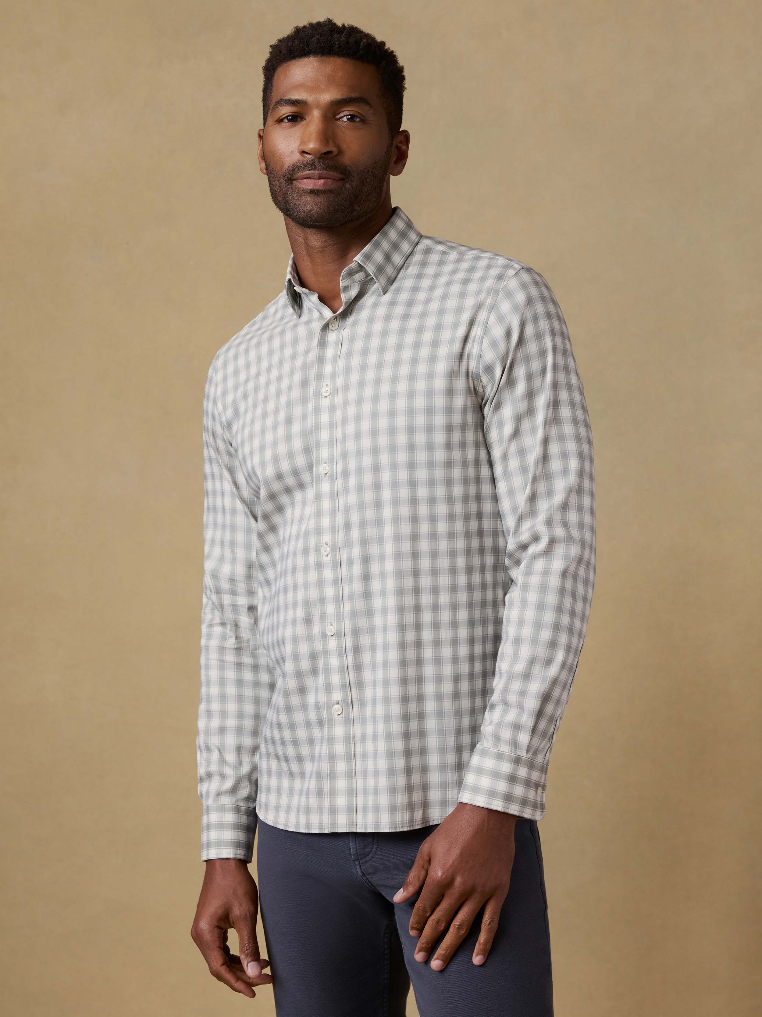 The Movement™ Shirt - Arctic Sage Check | Faherty Brand