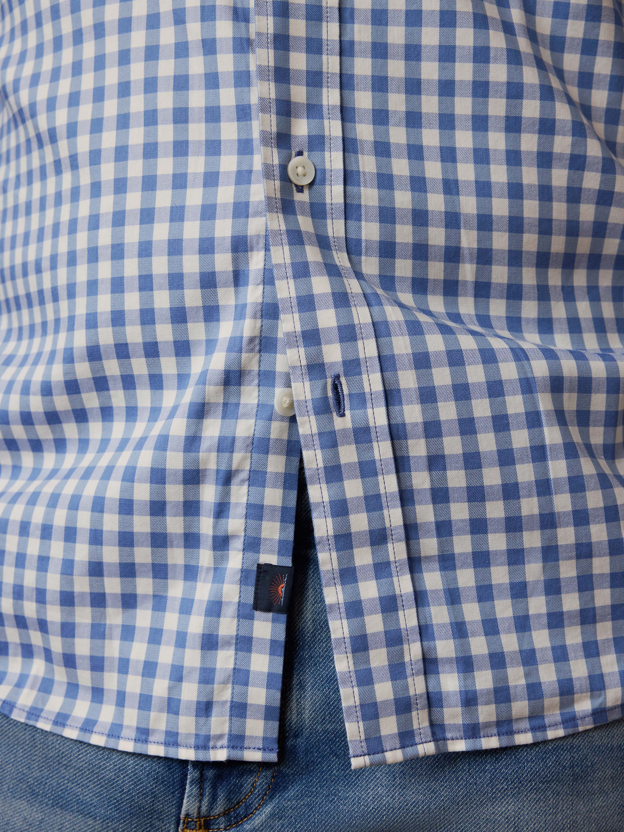 The Movement™ Shirt - Blue Birch Gingham | Faherty Brand