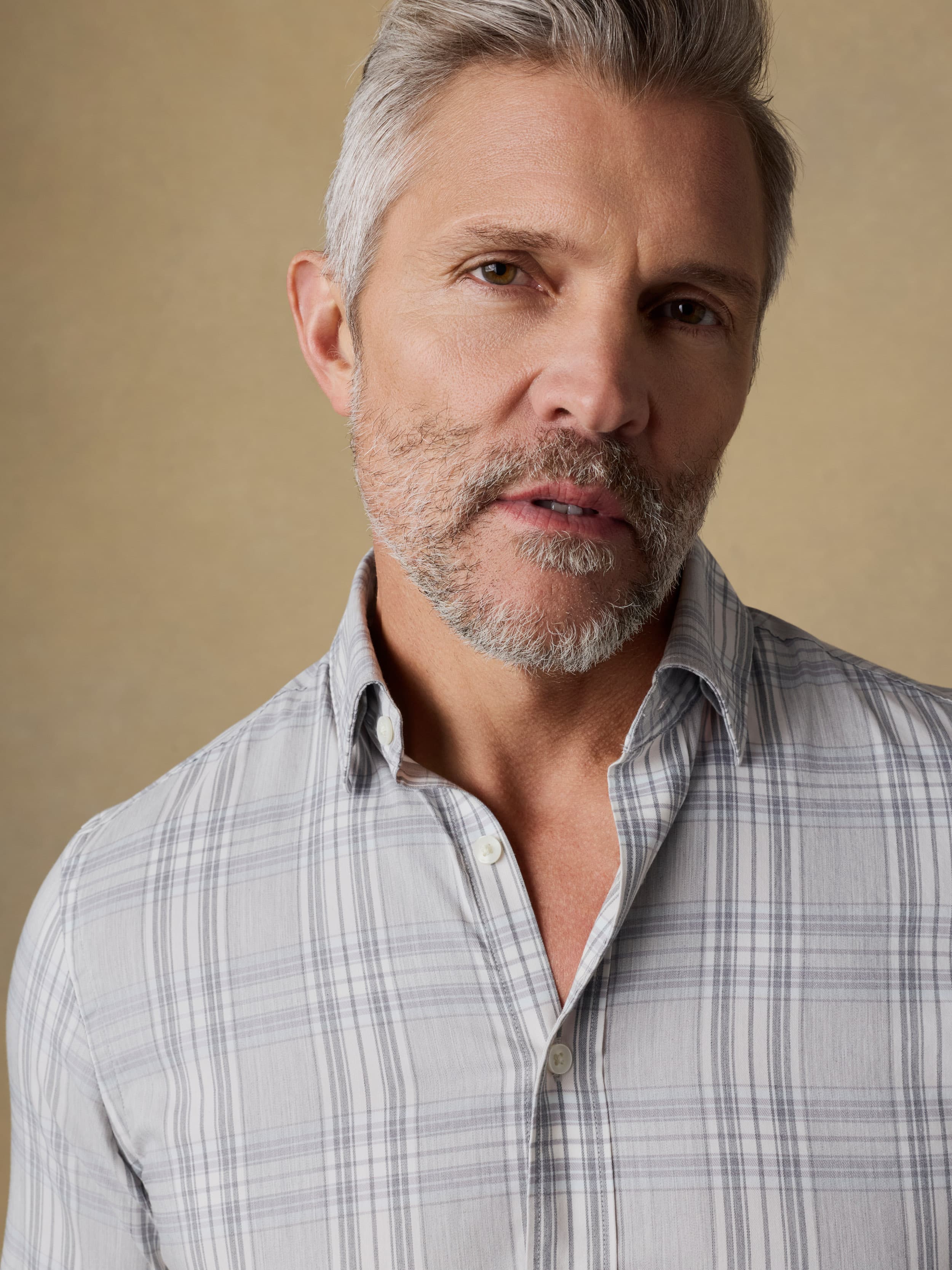 The Movement™ Shirt - Grey Cloud Plaid | Faherty Brand