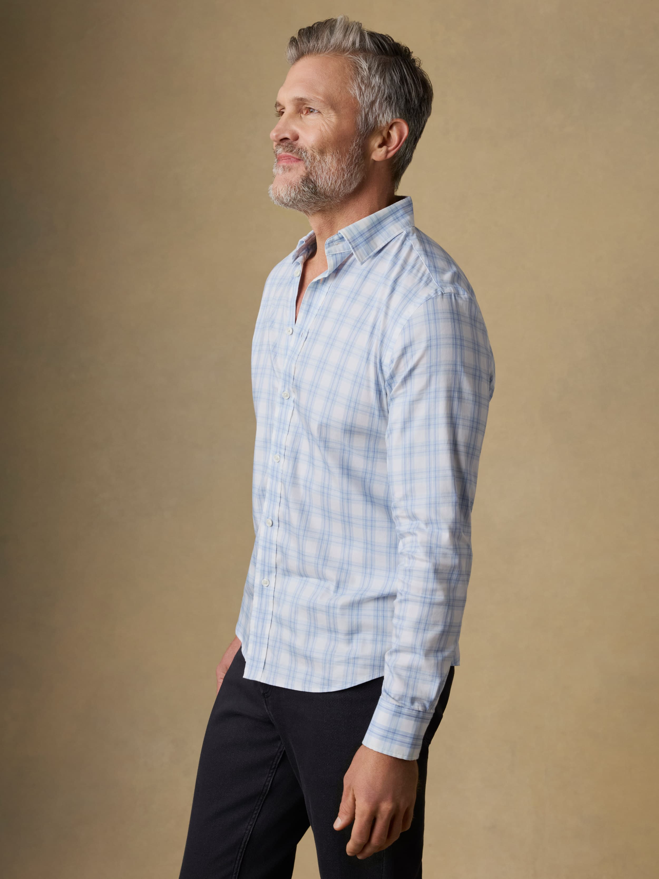 The Movement™ Shirt - Sea Horizon Plaid | Faherty Brand