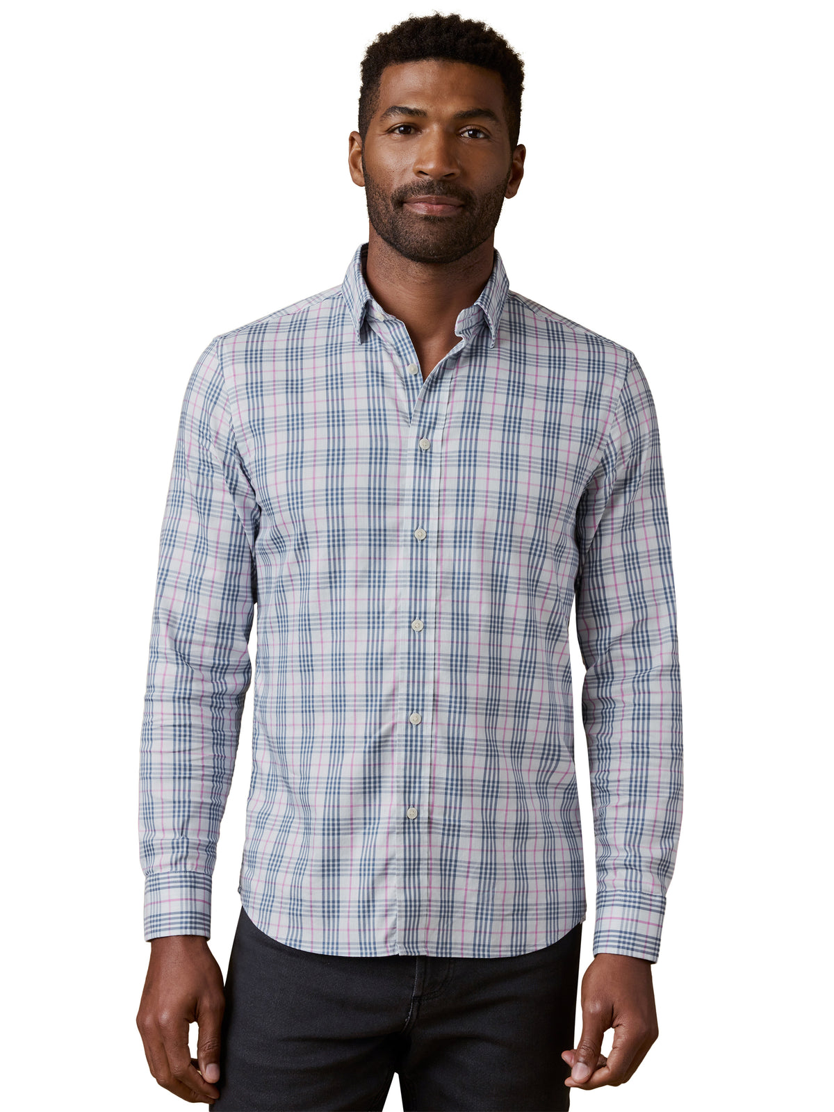 The Movement Shirt - Blue Orchid Plaid, image 1 of 2