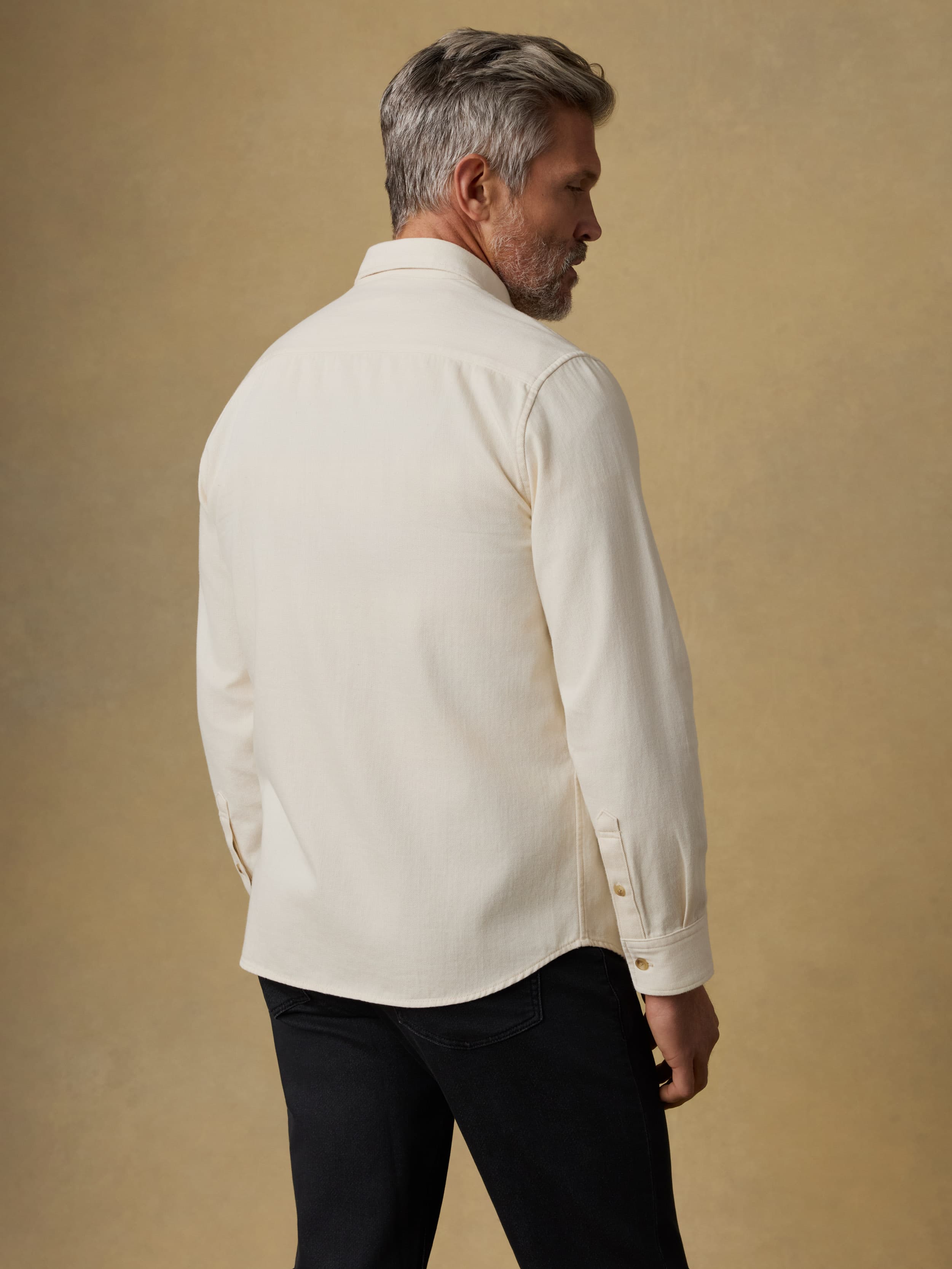 Organic Denim Button Down Shirt - Natural | Faherty Brand