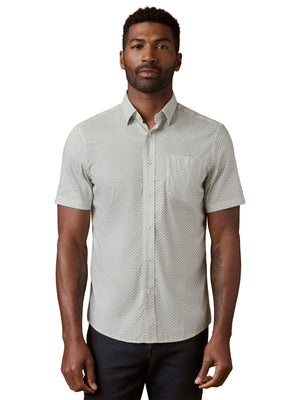 Short-Sleeve Movement Shirt - Sage Scallop Shell
