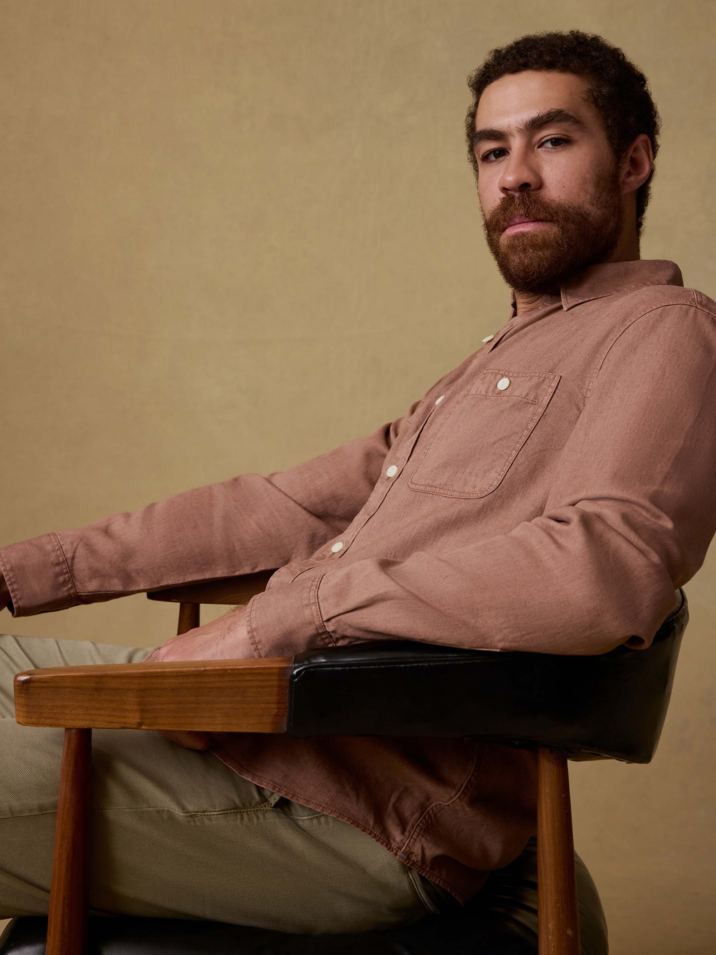 Tried & True Chambray Workshirt - Cedar Valley | Faherty Brand