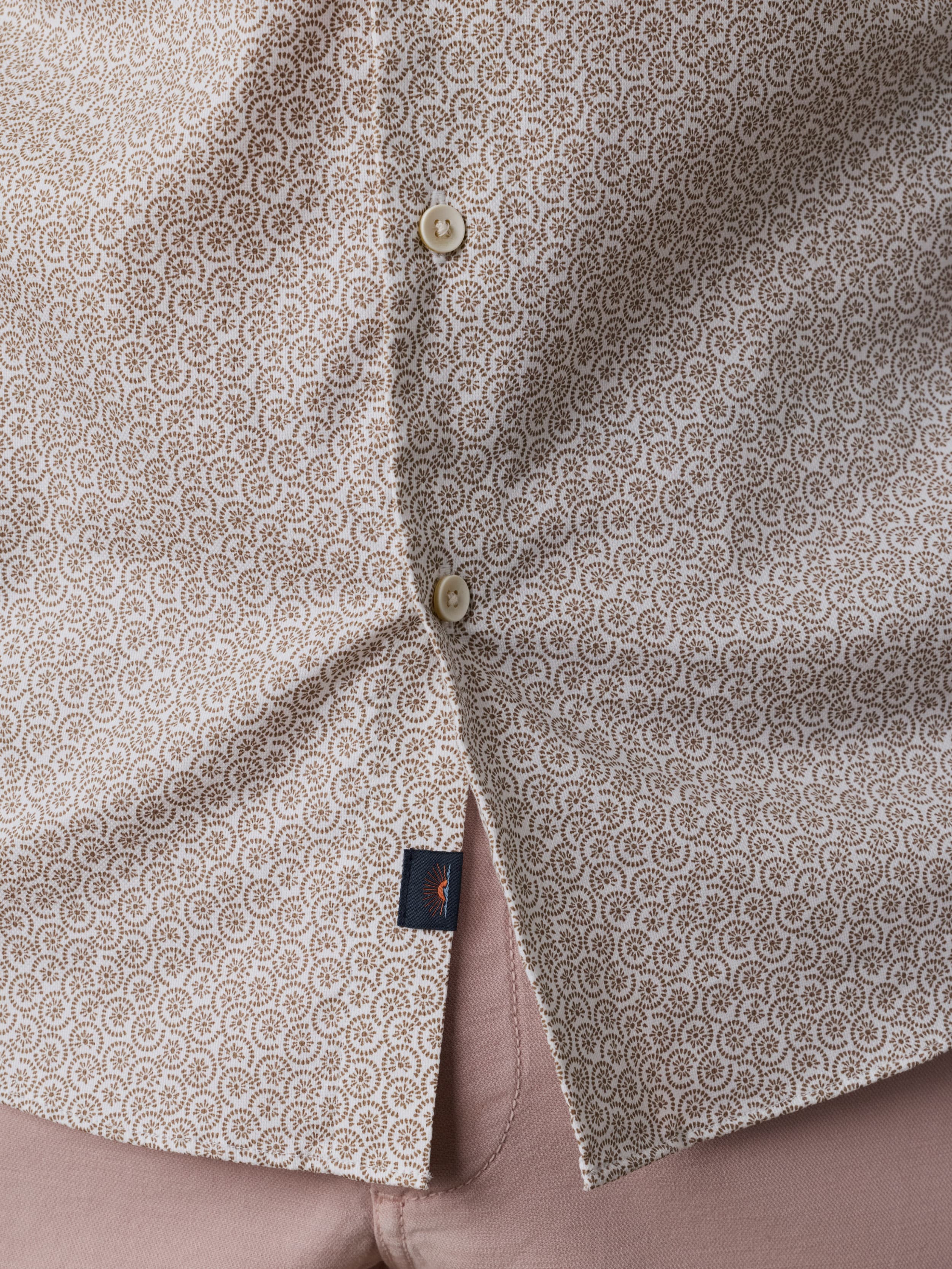 Short-Sleeve Movement™ Monterey Shirt - Wood Sunray Block | Faherty Brand
