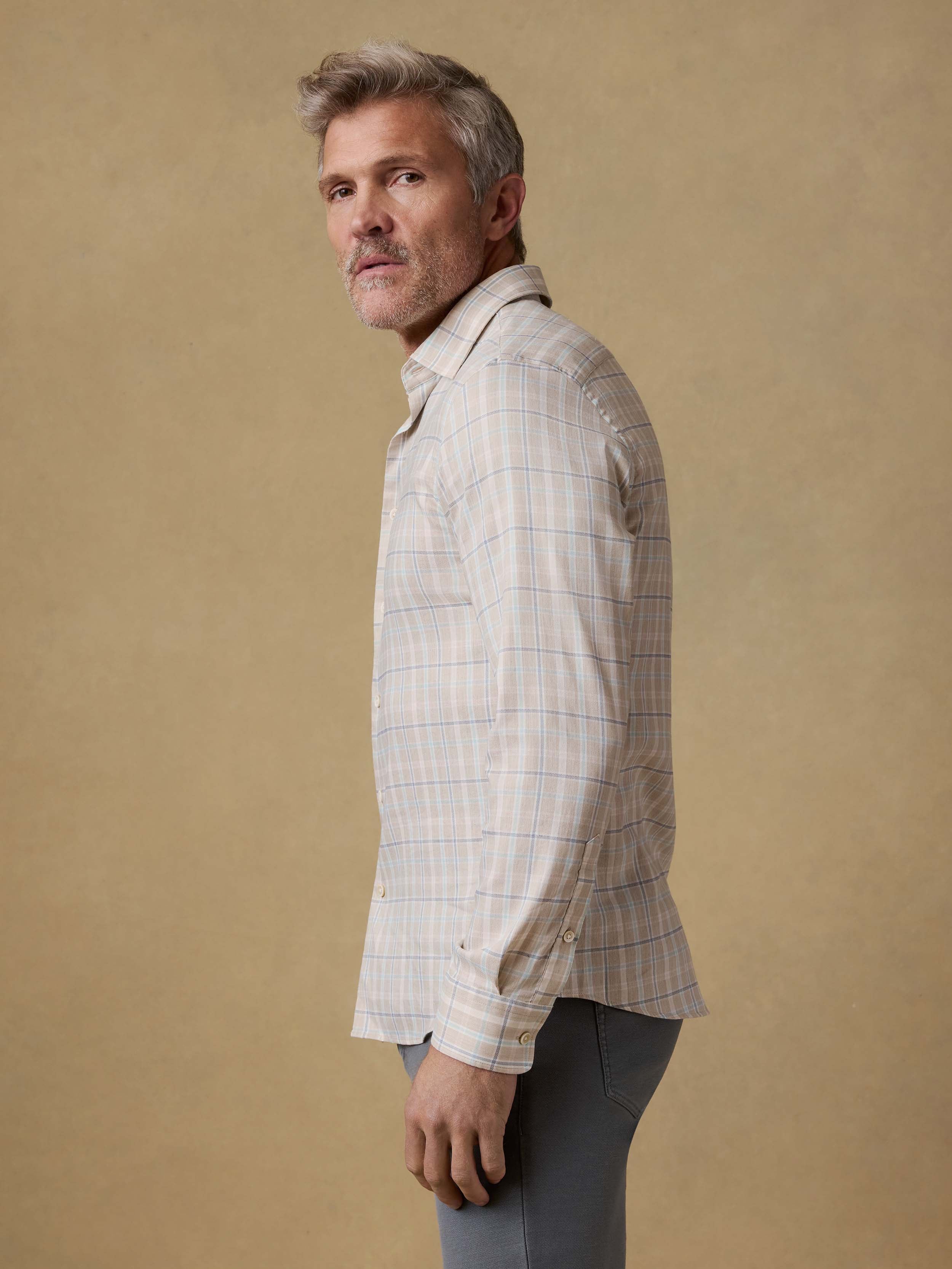 Movement™ Monterey Shirt - Sandy Reef Plaid | Faherty Brand