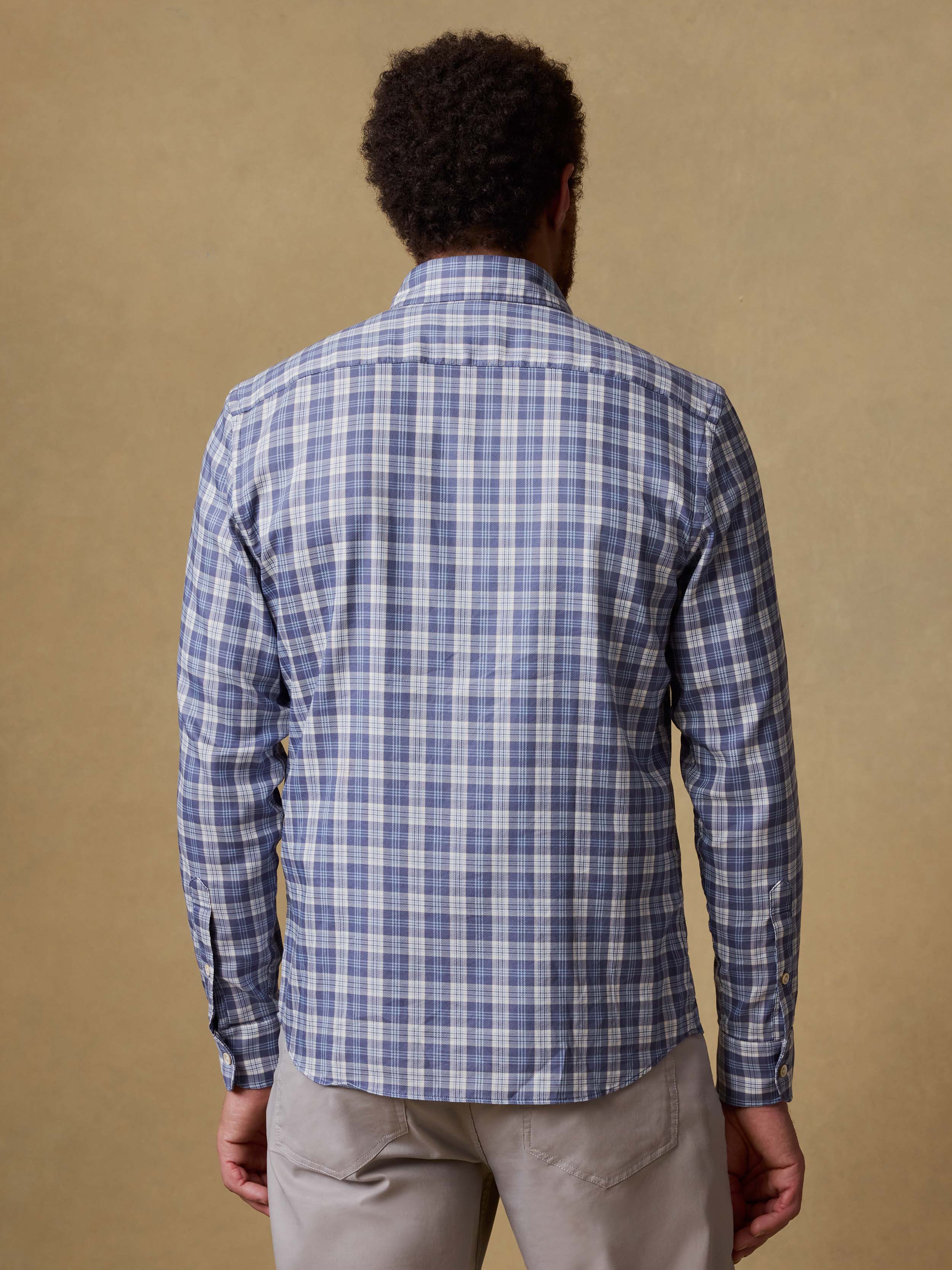 Movement™ Monterey Shirt - Blue Isle Plaid | Faherty Brand