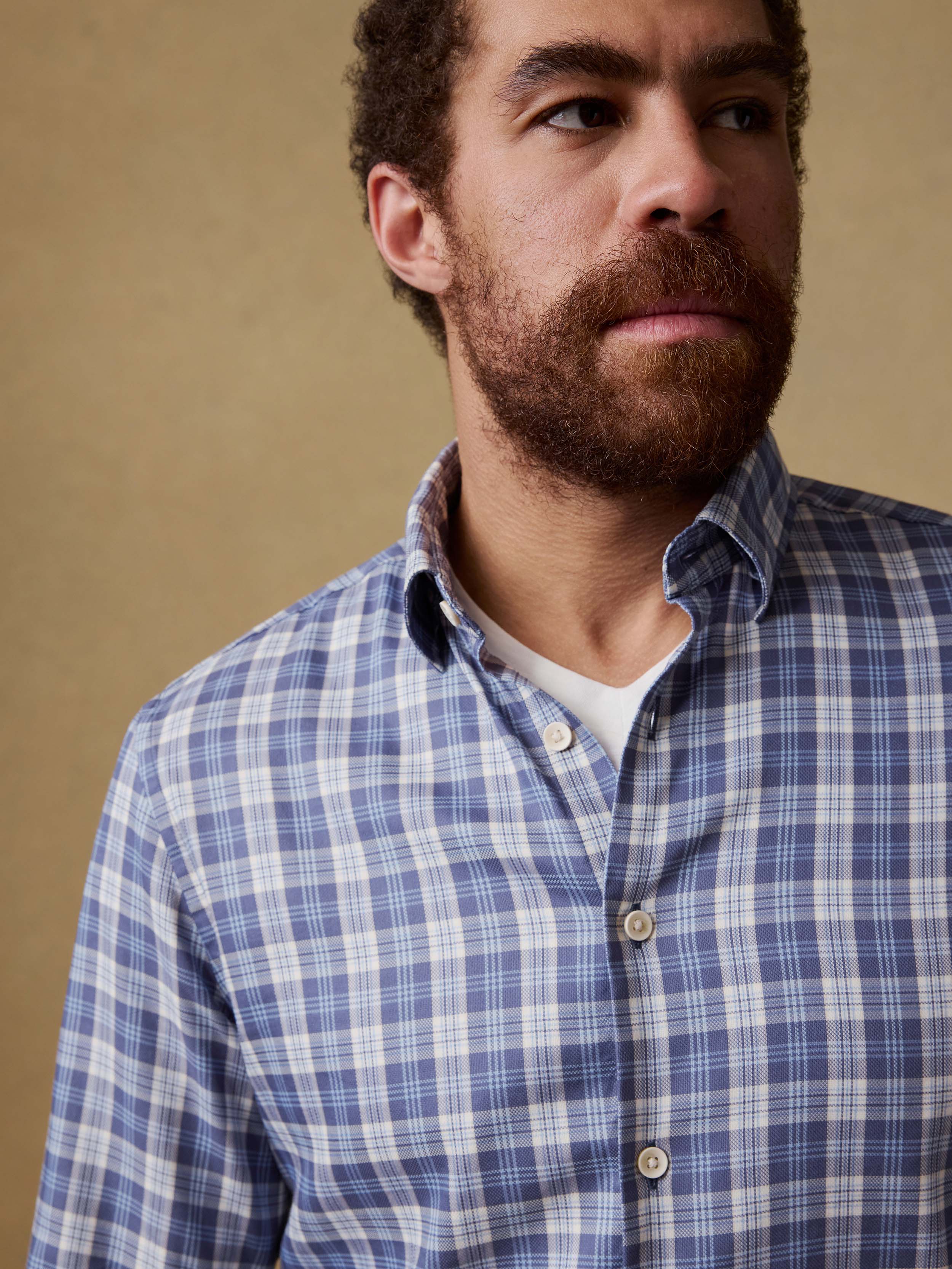 Movement™ Monterey Shirt - Blue Isle Plaid | Faherty Brand