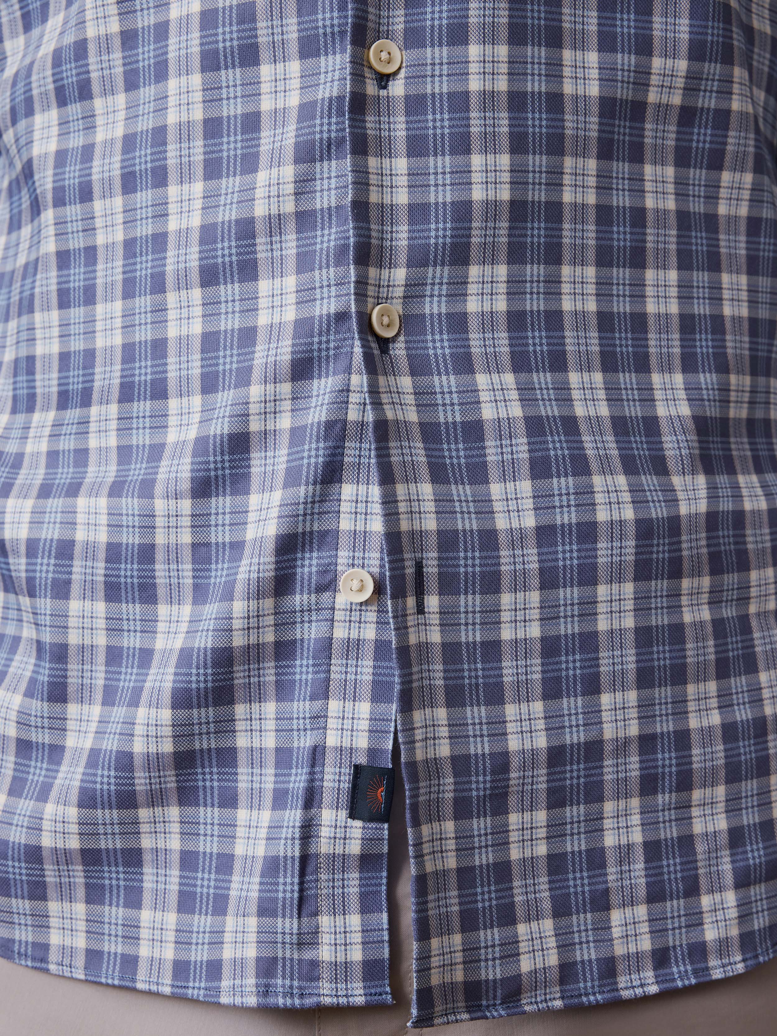 Movement™ Monterey Shirt - Blue Isle Plaid | Faherty Brand