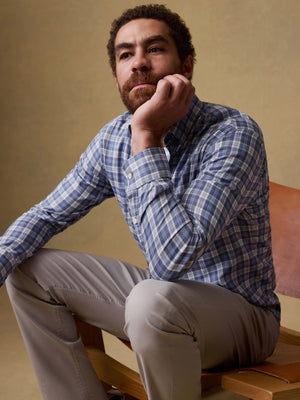 Movement™ Monterey Shirt - Blue Isle Plaid