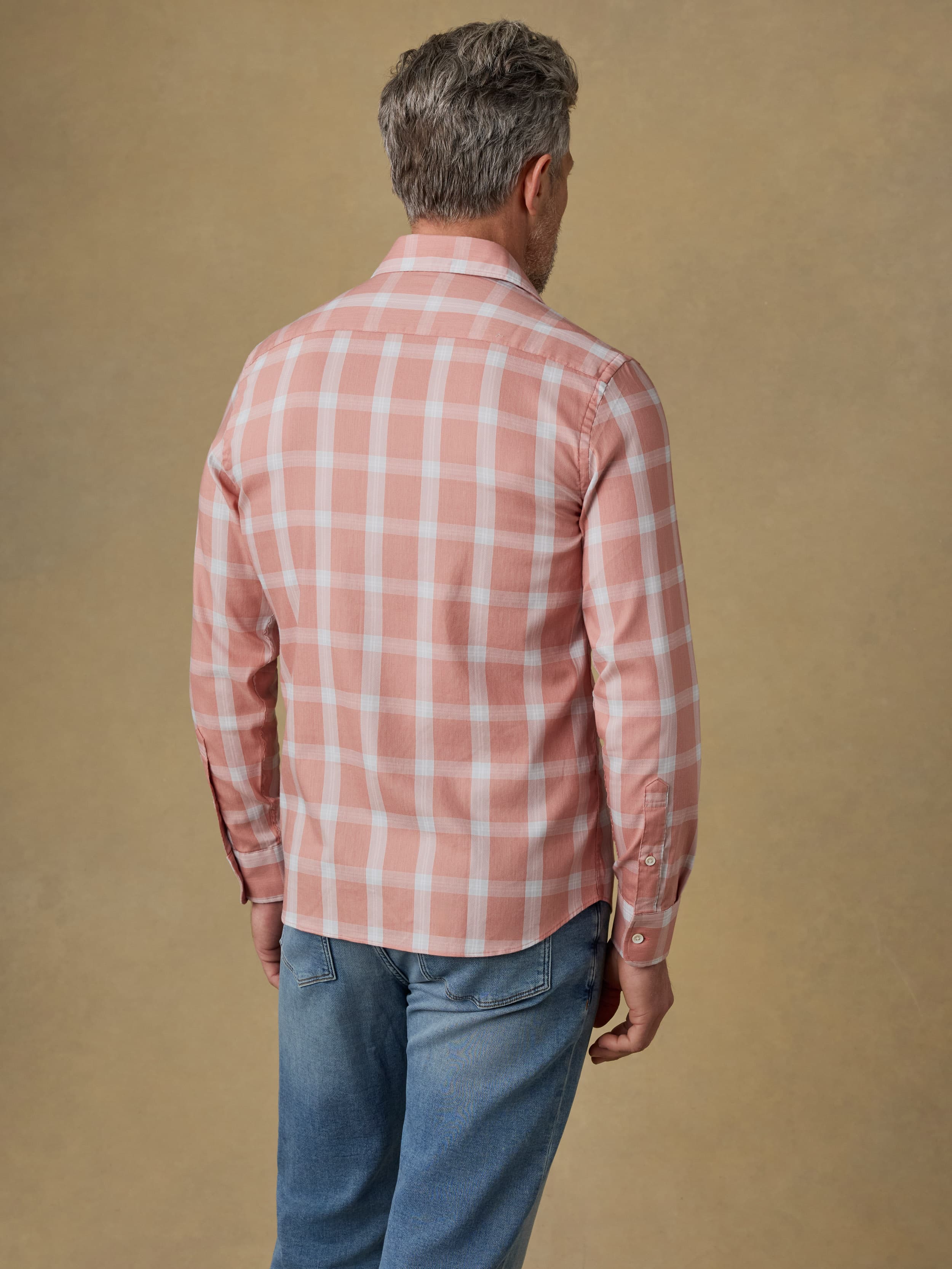 Movement™ Monterey Shirt - Desert Dust Plaid | Faherty Brand