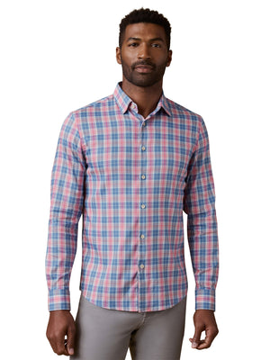 Movement Monterey Shirt - Marine Rose Plaid