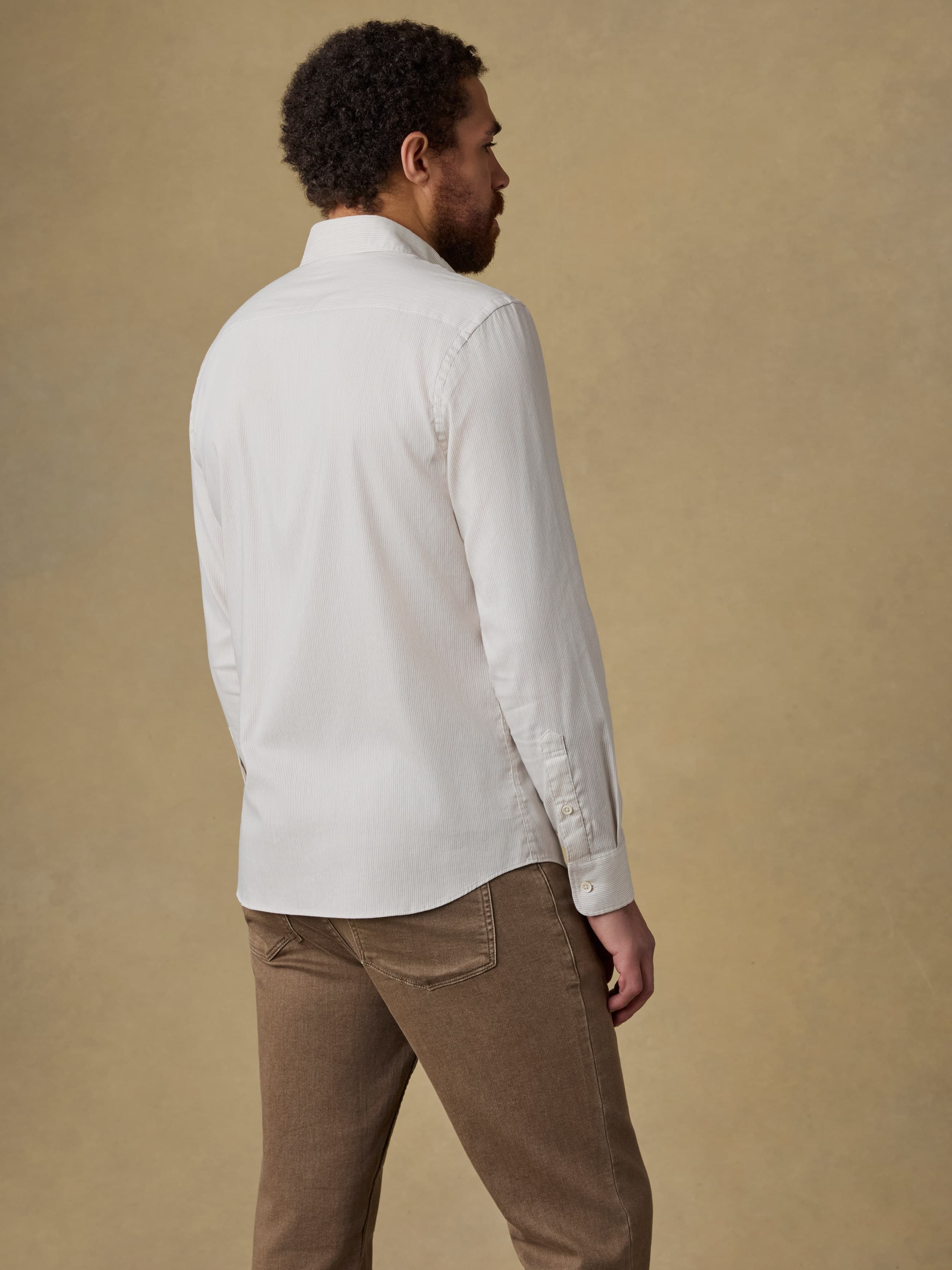 Movement™ Monterey Shirt - Wood Wall Stripe | Faherty Brand