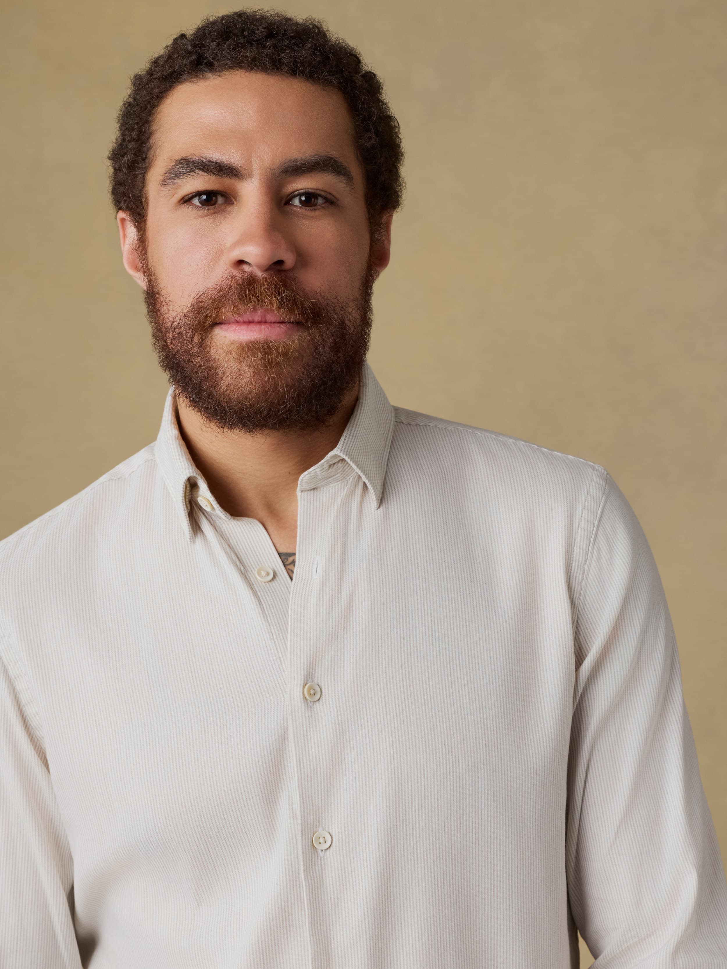 Movement™ Monterey Shirt - Wood Wall Stripe | Faherty Brand