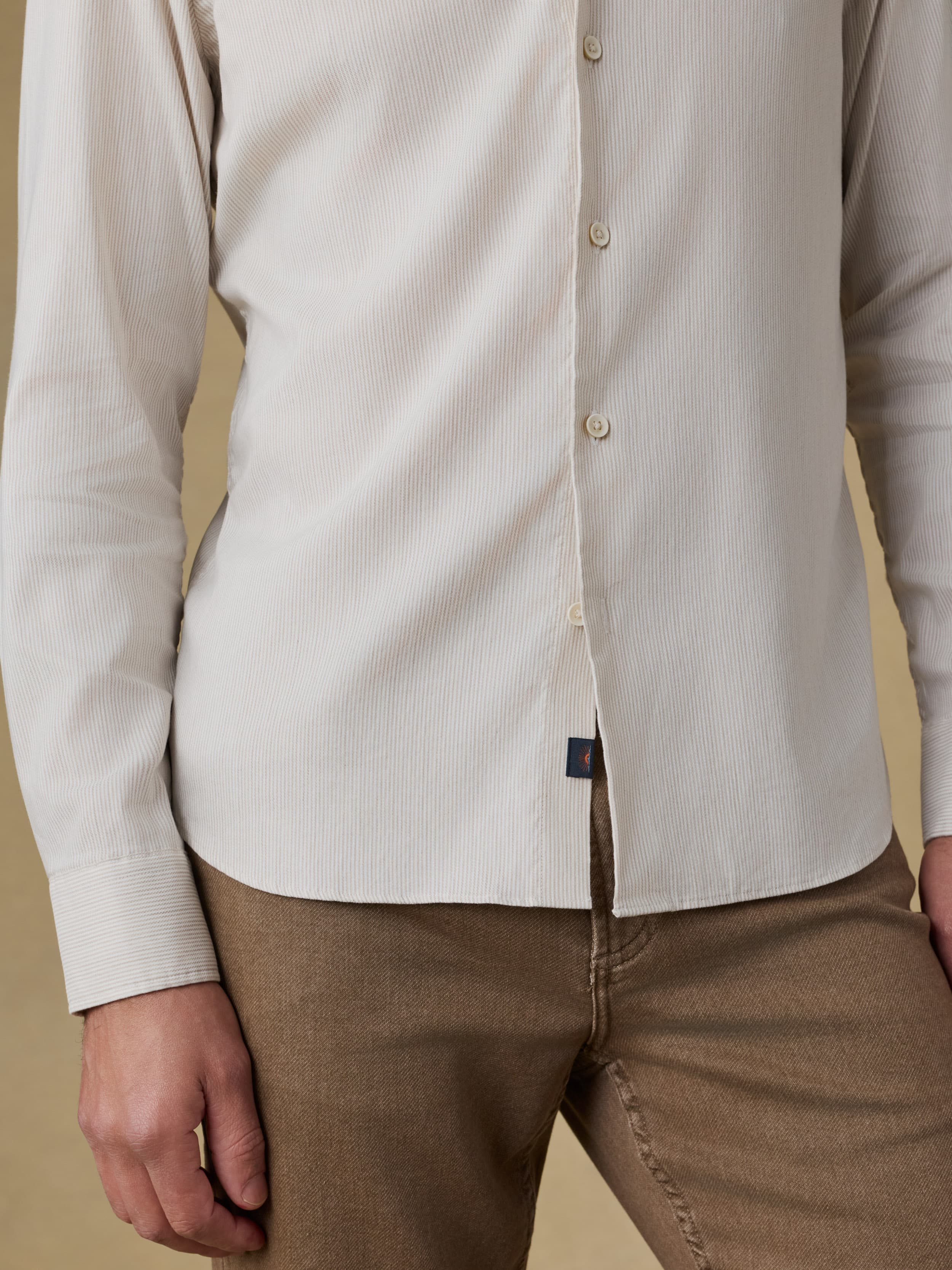 Movement™ Monterey Shirt - Wood Wall Stripe | Faherty Brand