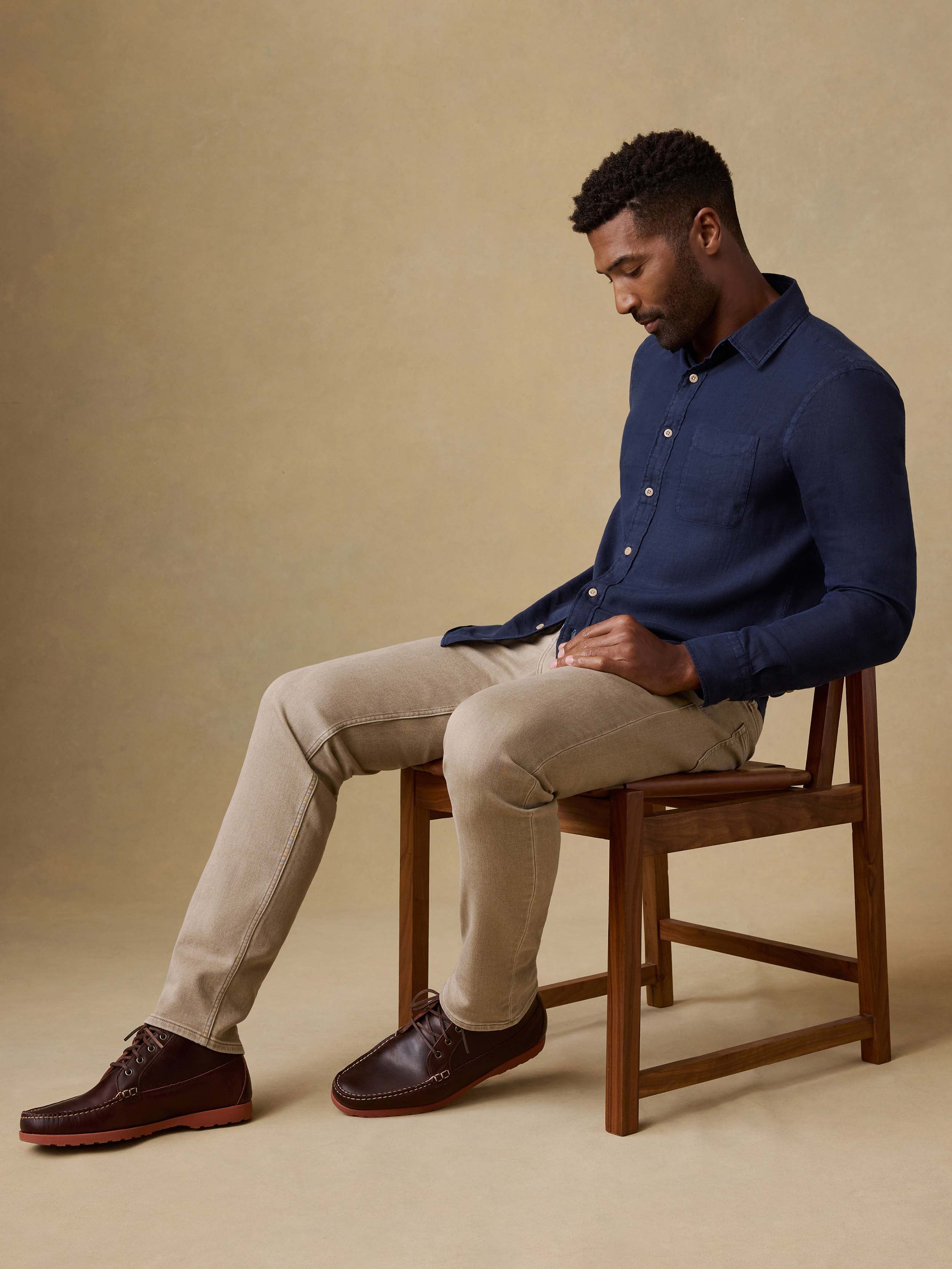 Laguna Linen Shirt - Island Navy | Faherty Brand