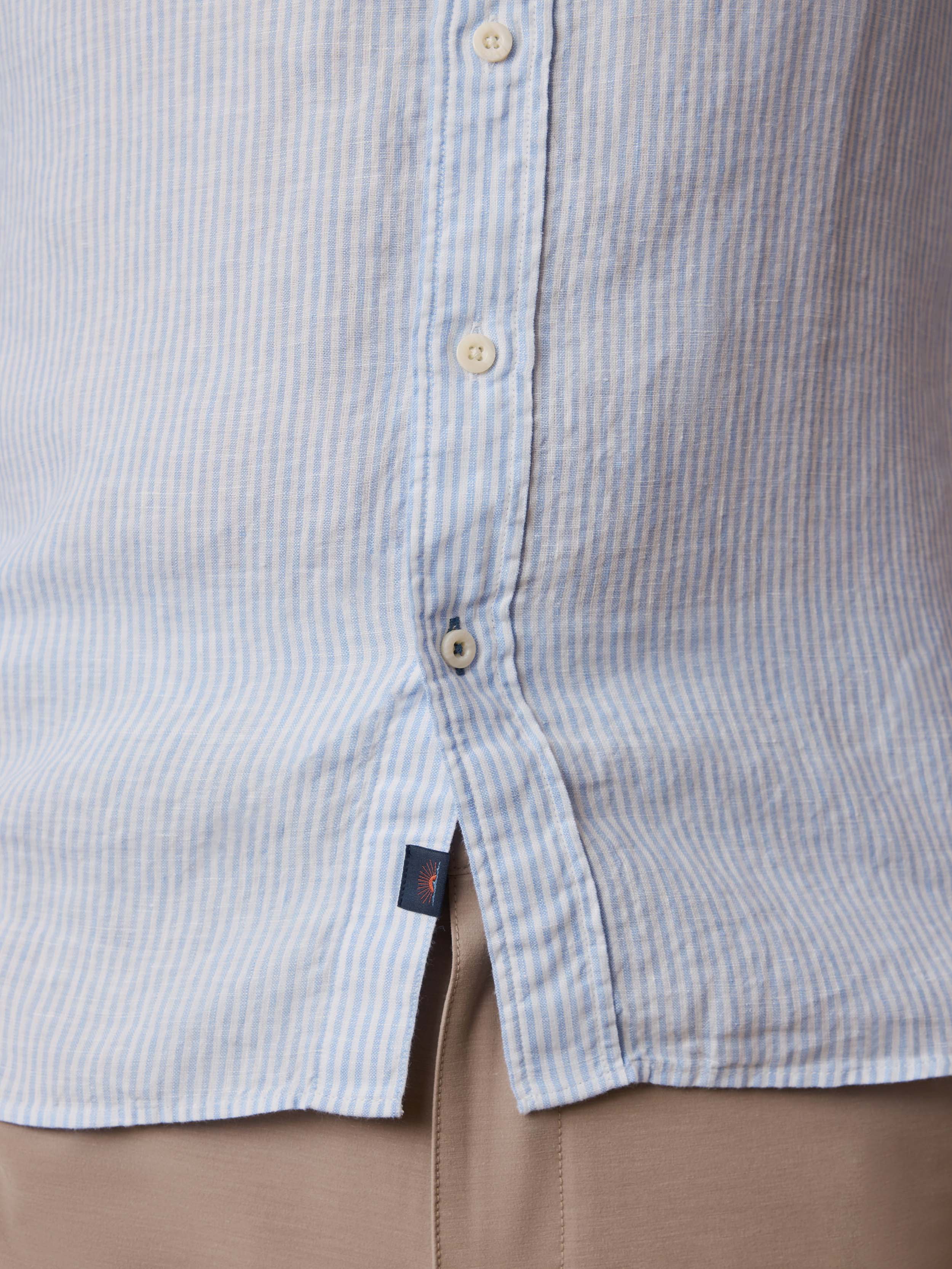 Laguna Linen Shirt - Summer Classic Stripe | Faherty Brand