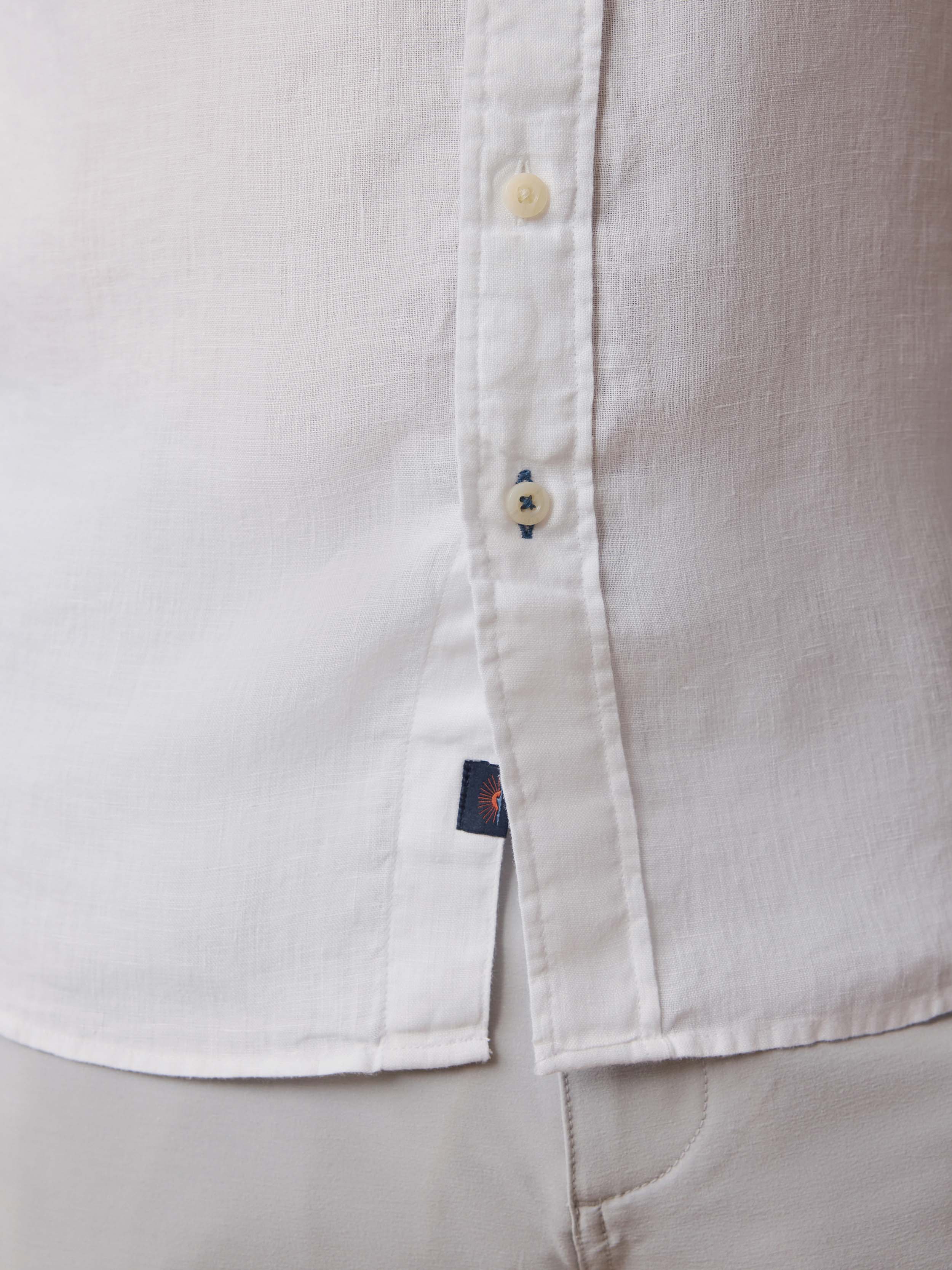 Laguna Linen Shirt - White | Faherty Brand