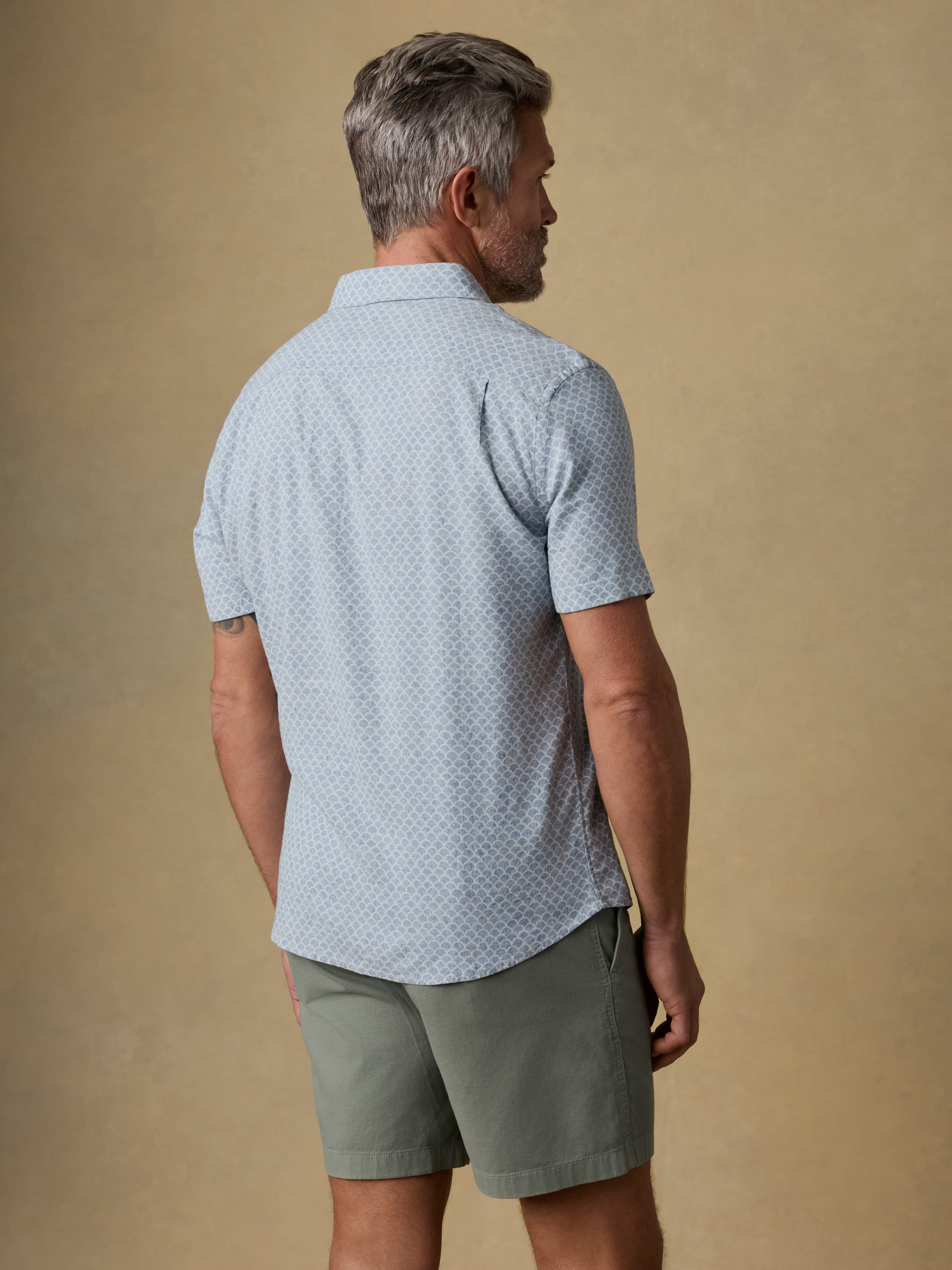 Short-Sleeve Breeze Shirt - Fishscale Redux | Faherty Brand