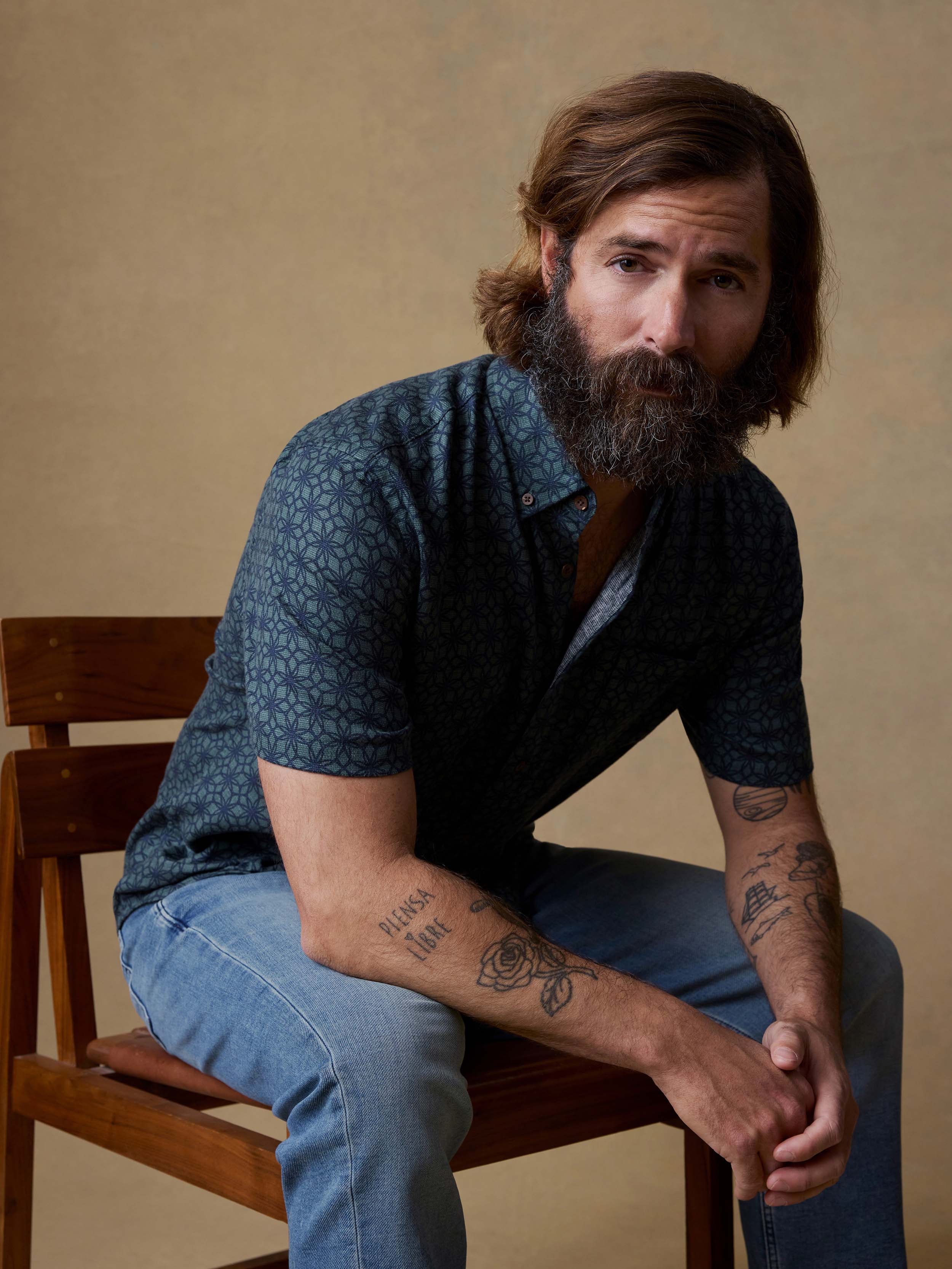 Short-Sleeve Breeze Shirt - Spruce Lotus Tile | Faherty Brand